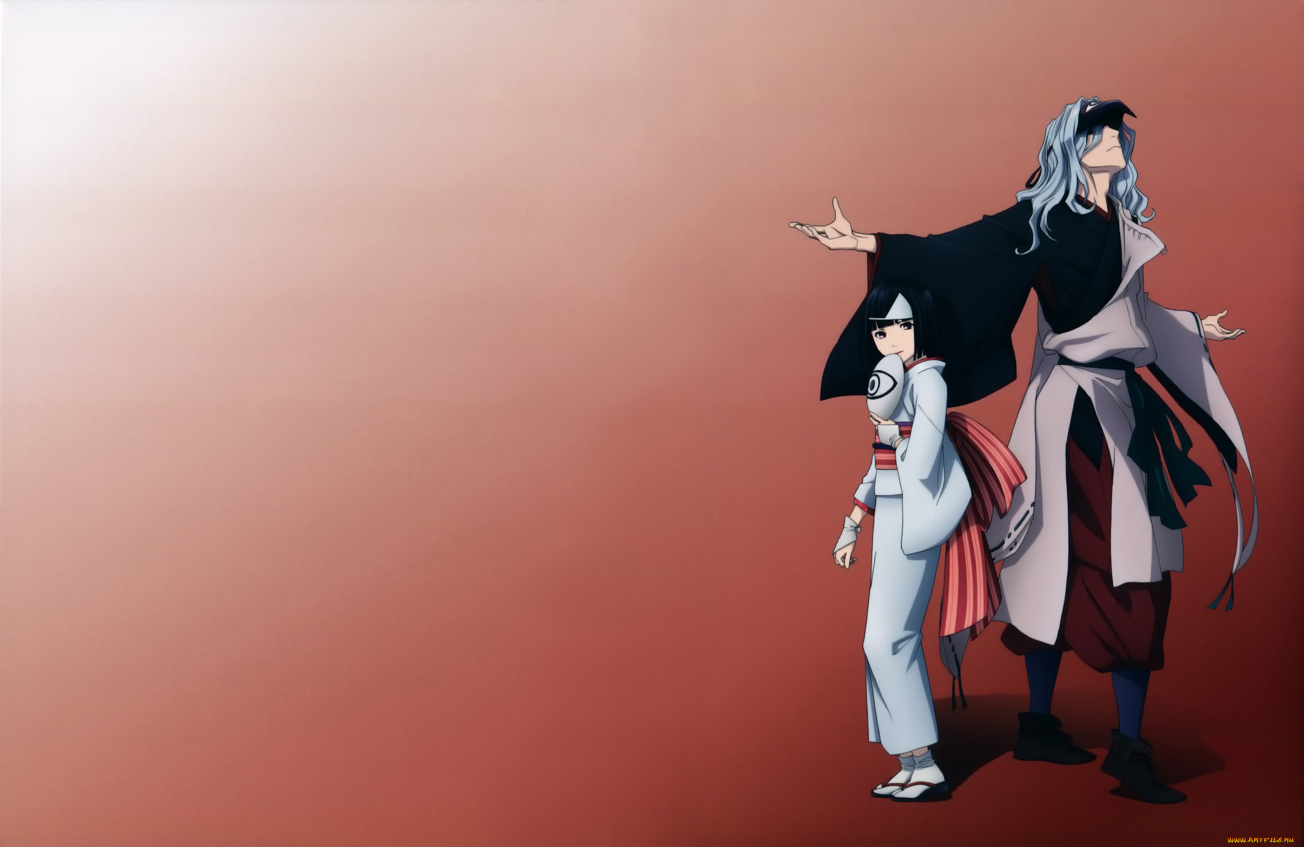 аниме, noragami, rabou