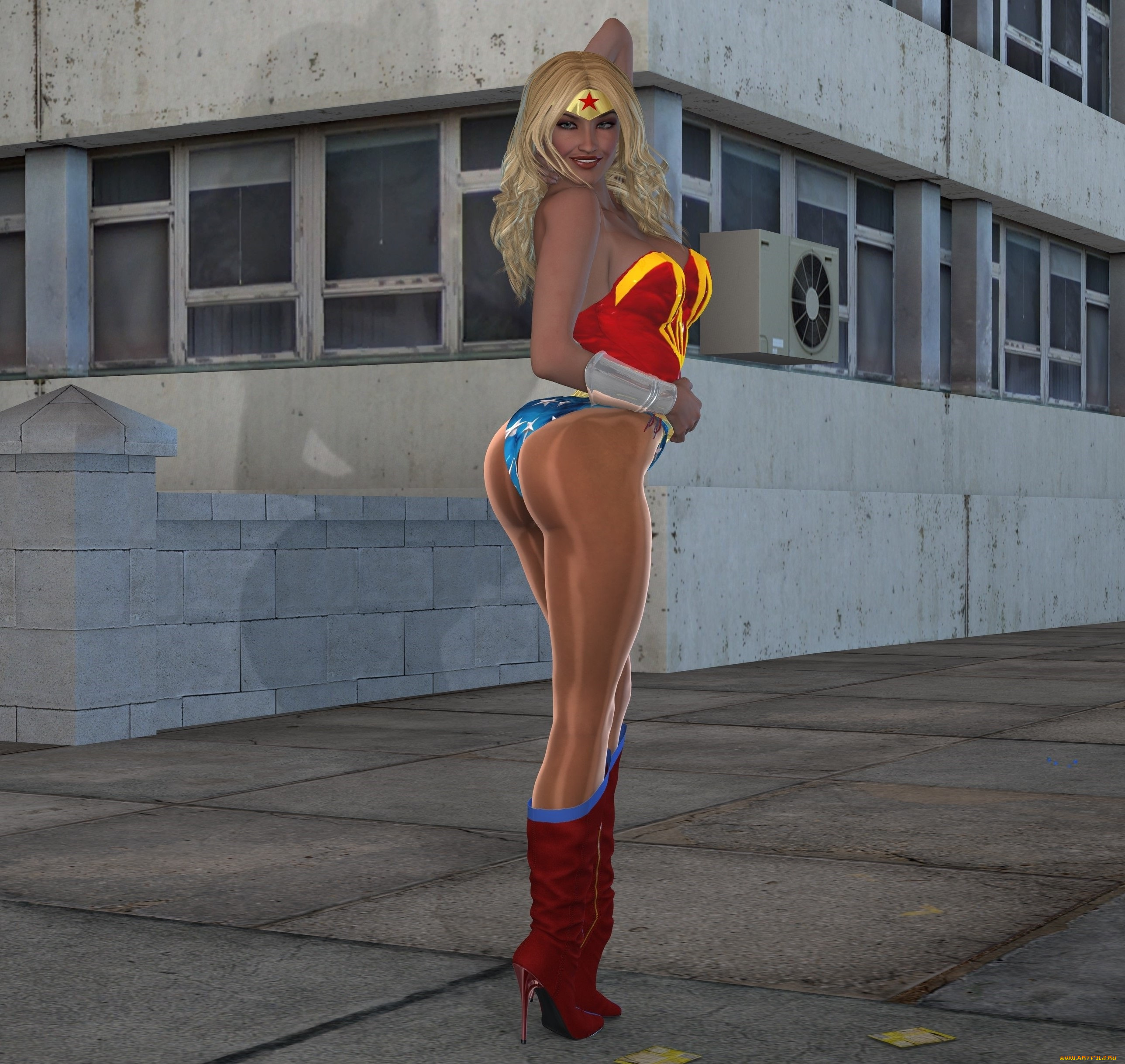 3д, графика, люди, , people, девушка, супермен, взгляд