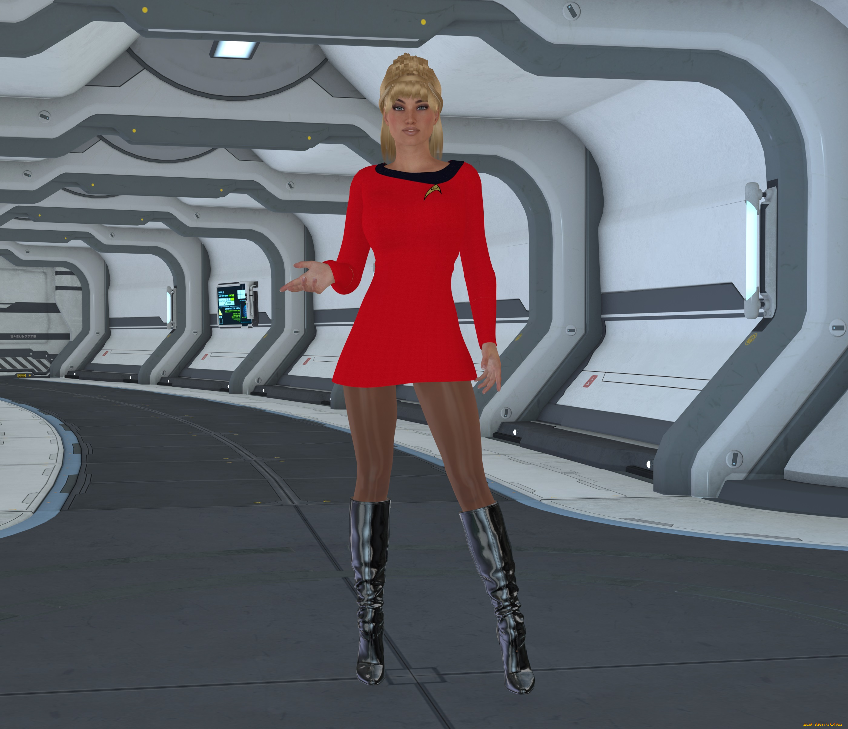 3д, графика, люди, , people, улыбка, взгляд, девушка