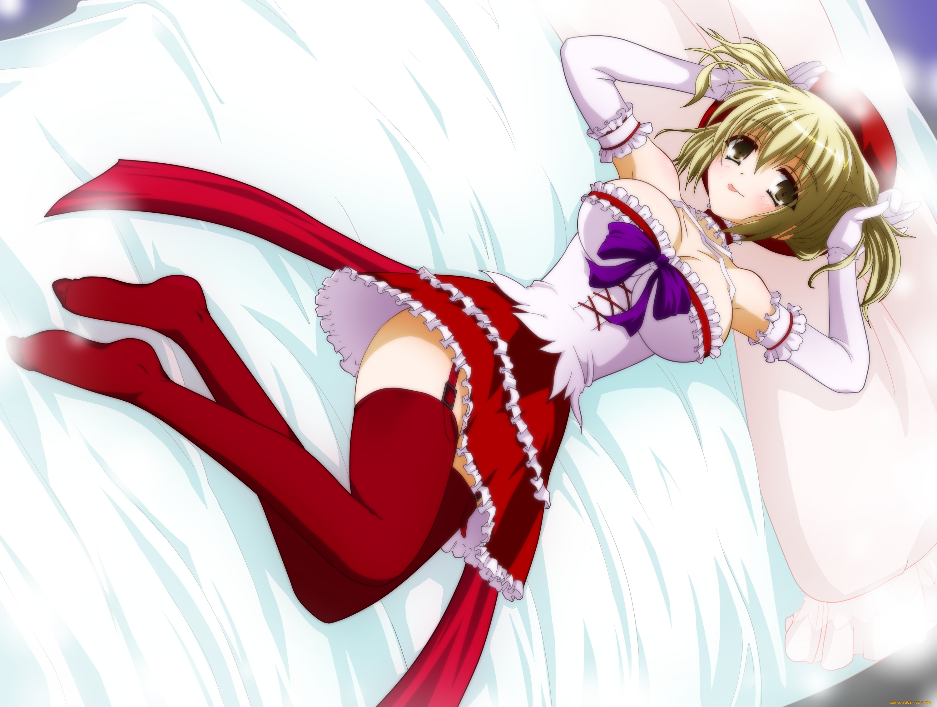 аниме, kore, wa, zombie, desu, ka, секси, лежит, девушка