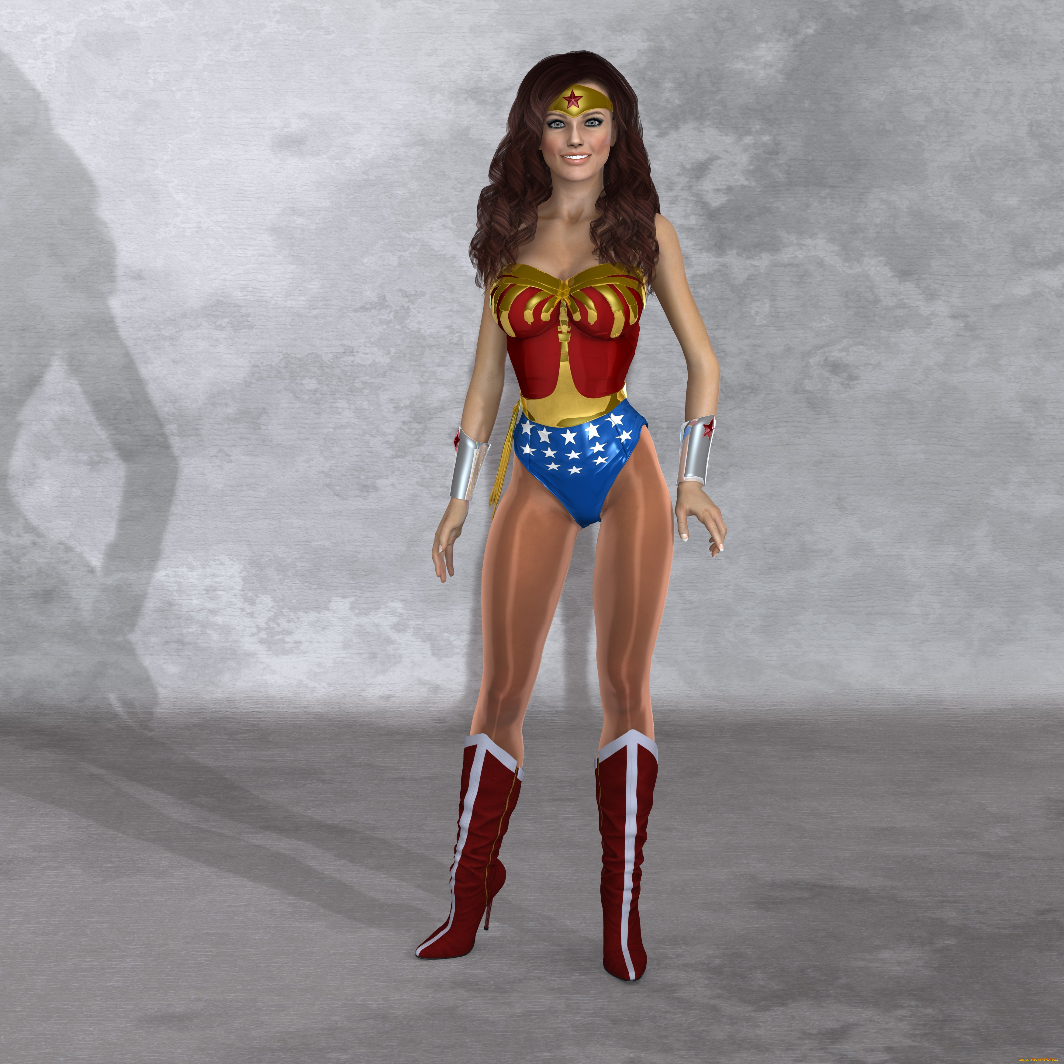 3д, графика, люди, , people, супермен, взгляд, девушка