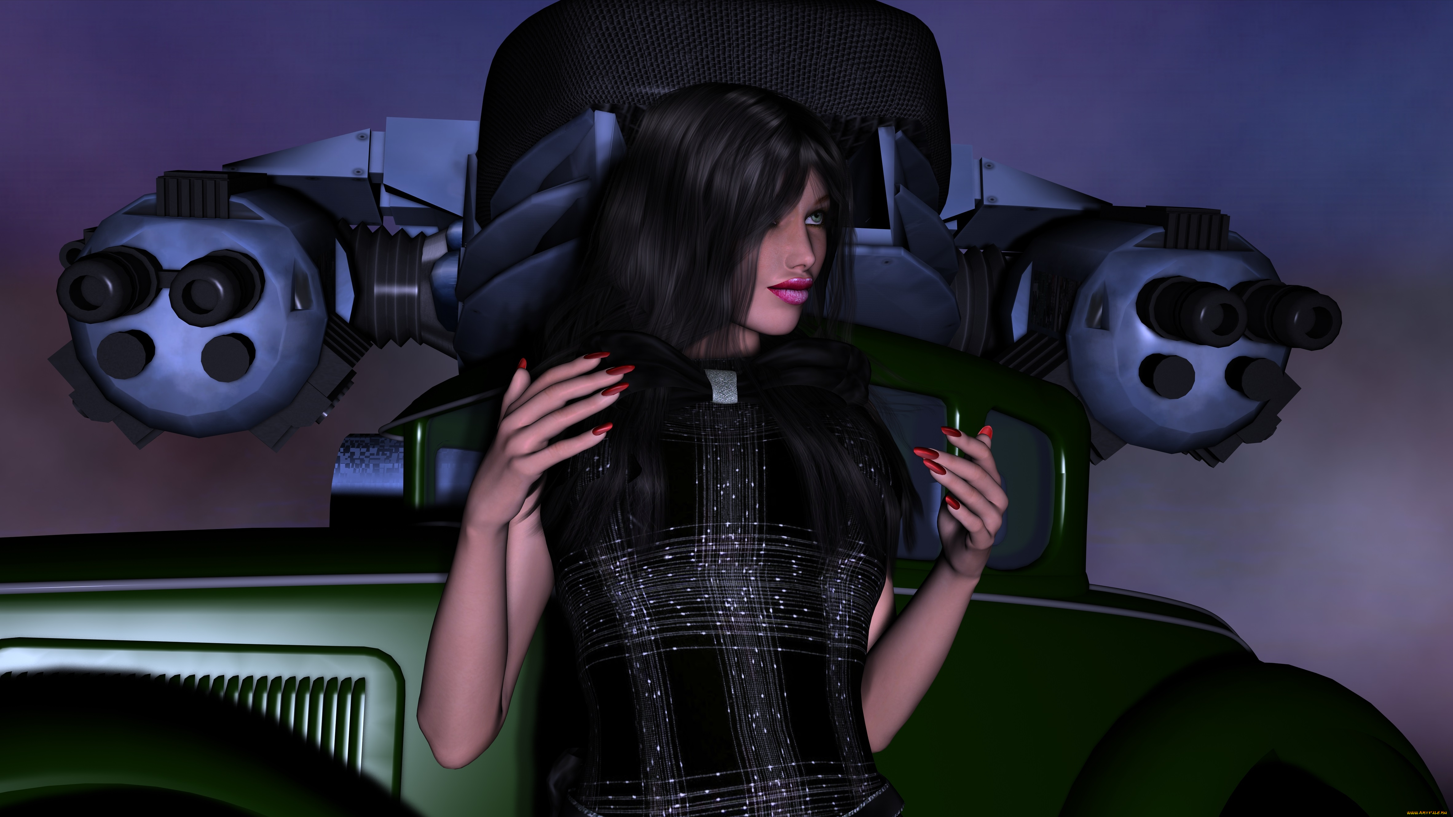 3д, графика, люди, , people, девушка, взгляд