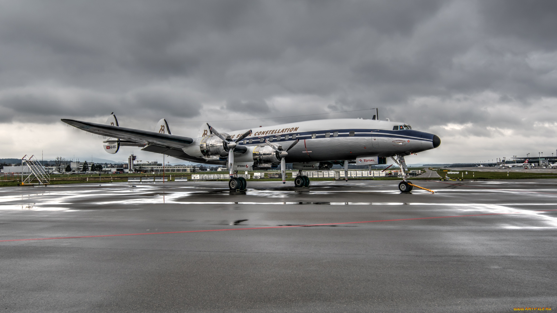 lockheed, constellation, авиация, пассажирские, самолёты, виалайнер