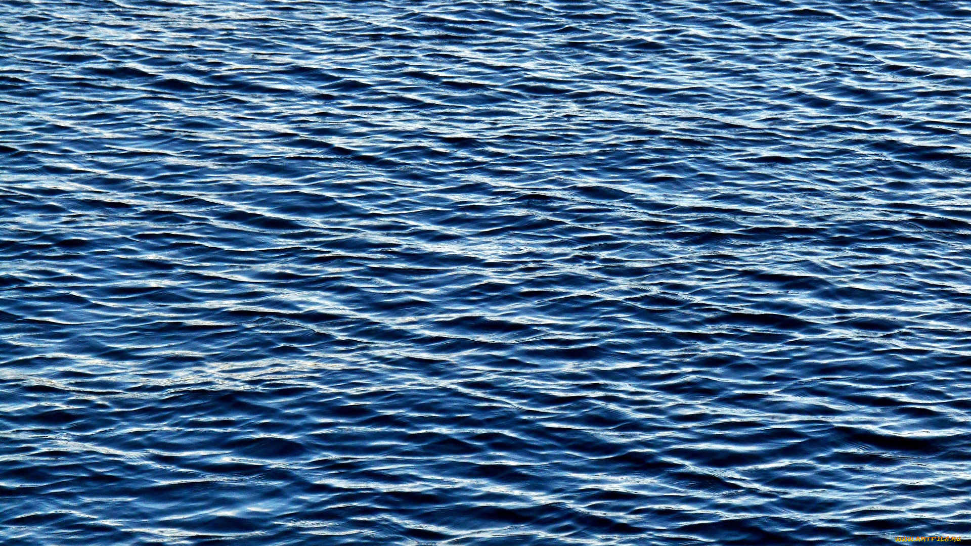 природа, вода, рябь, волны, синий