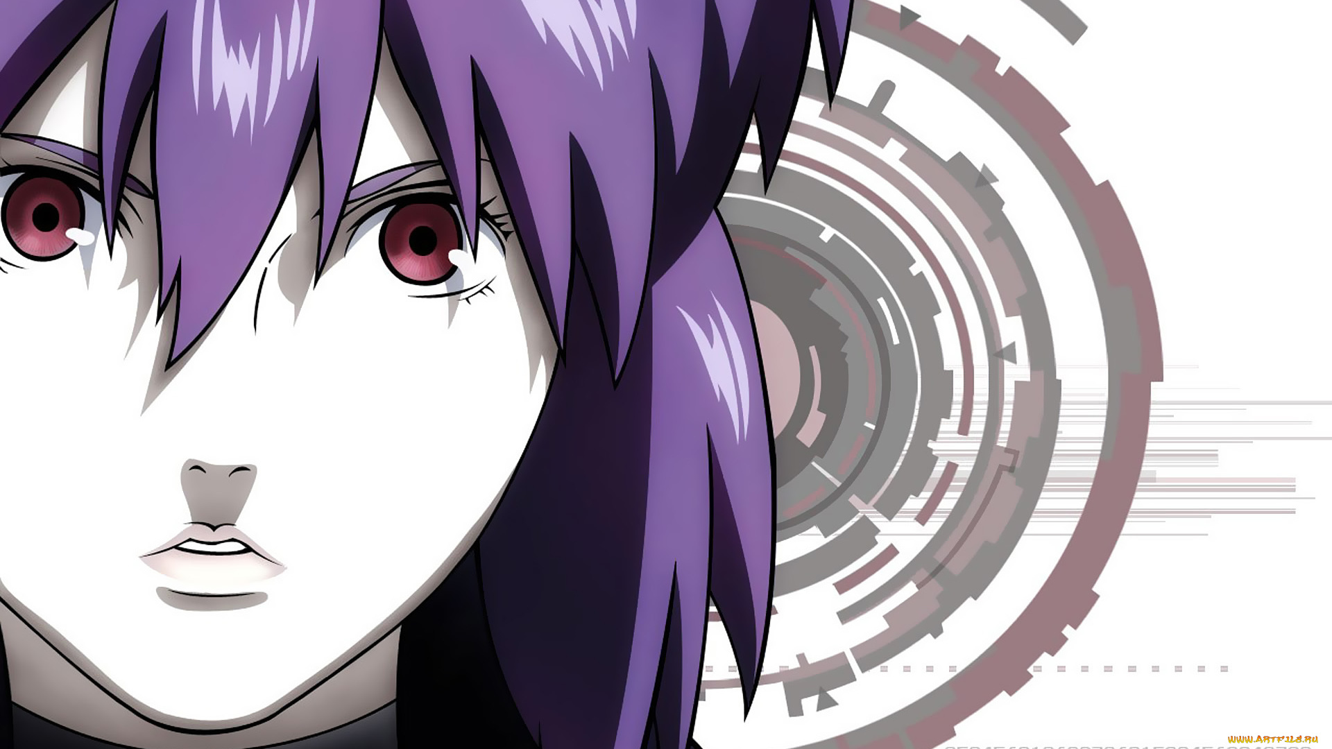 аниме, ghost, in, the, shell, девушка, мотоко, кусанаги