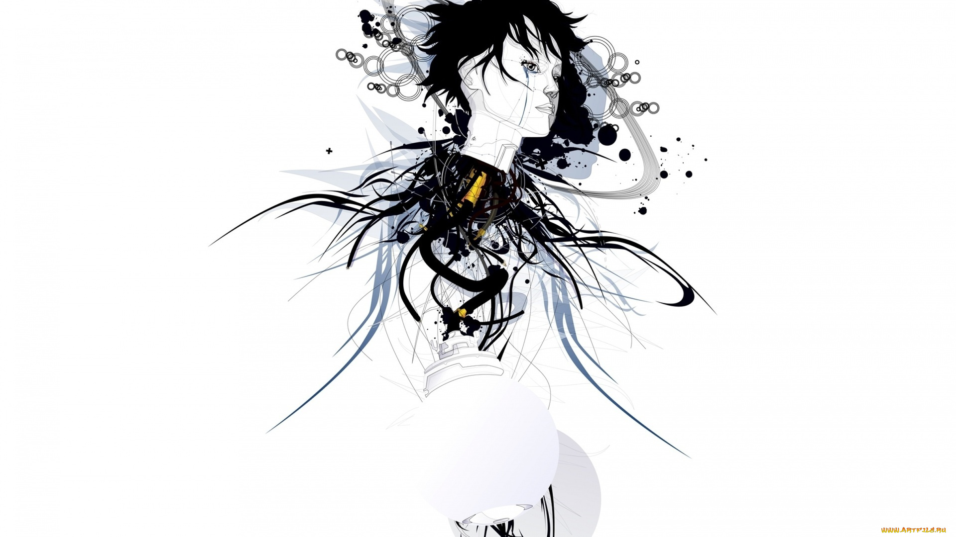 аниме, ghost, in, the, shell, мотоко, кусанаги, девушка