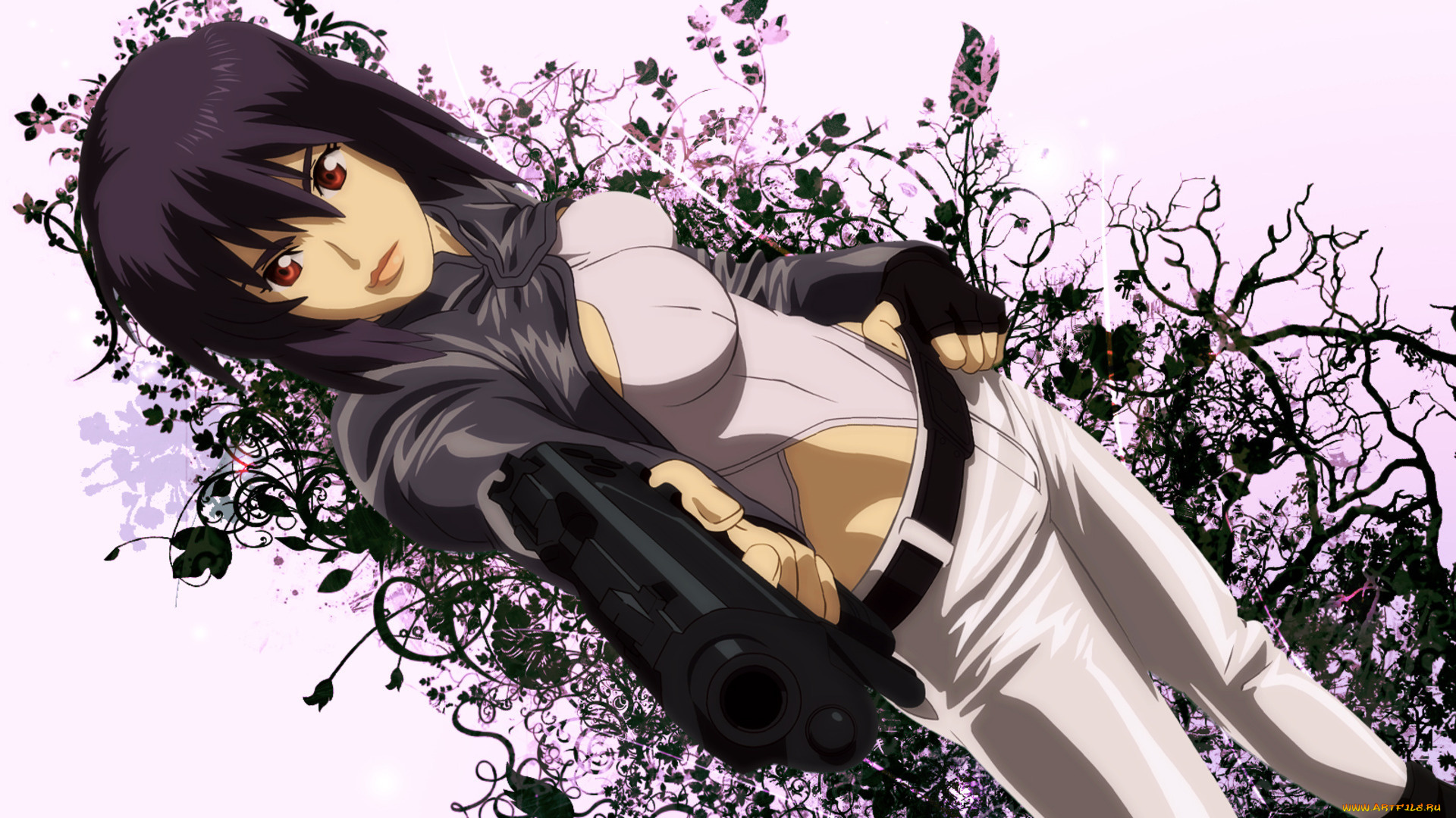 аниме, ghost, in, the, shell, мотоко, кусанаги, девушка