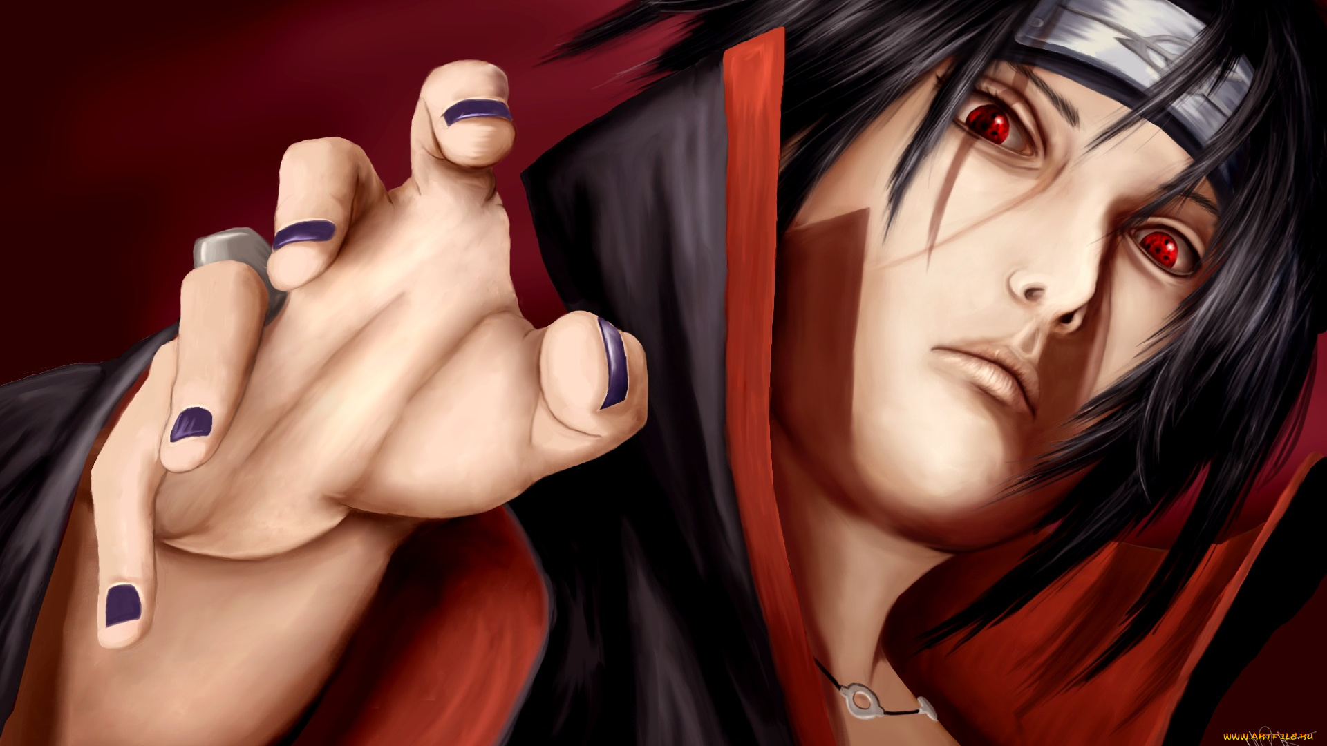 аниме, naruto, uchiha, itachi