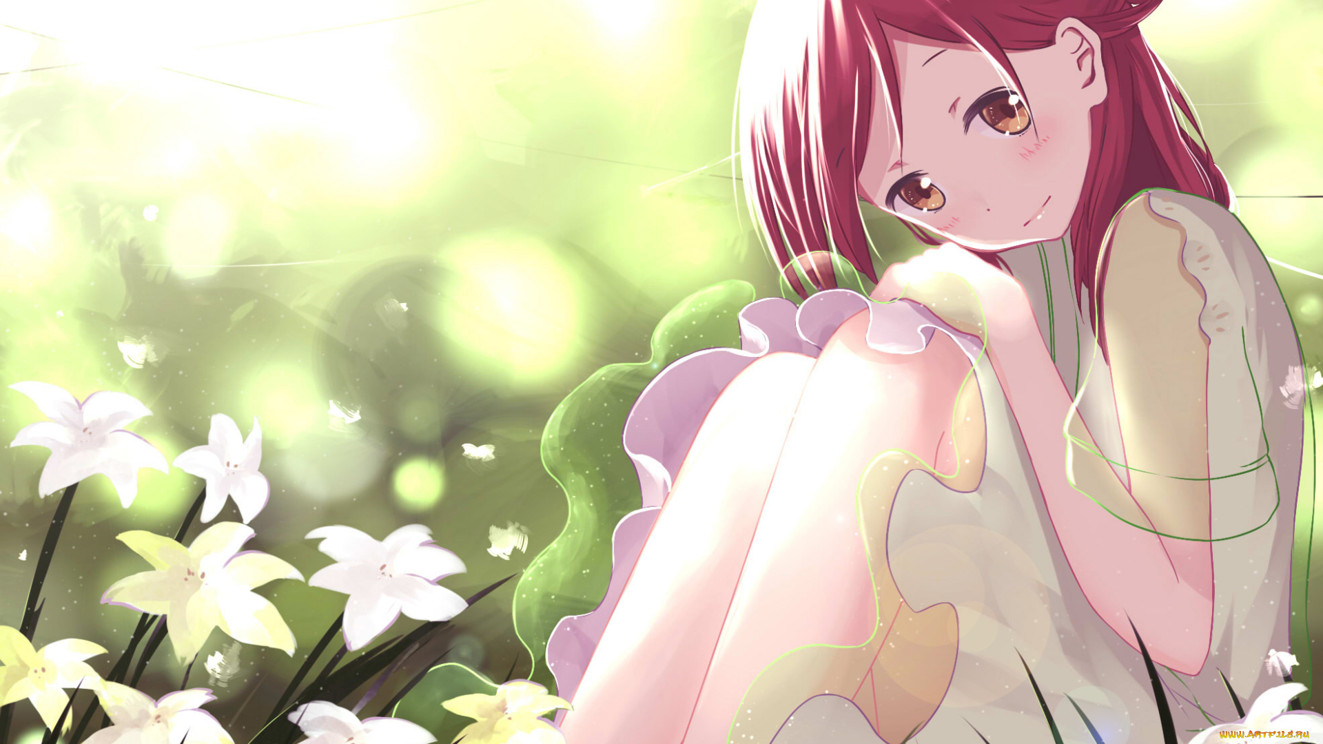 аниме, one, piece, девушка, взгляд, фон