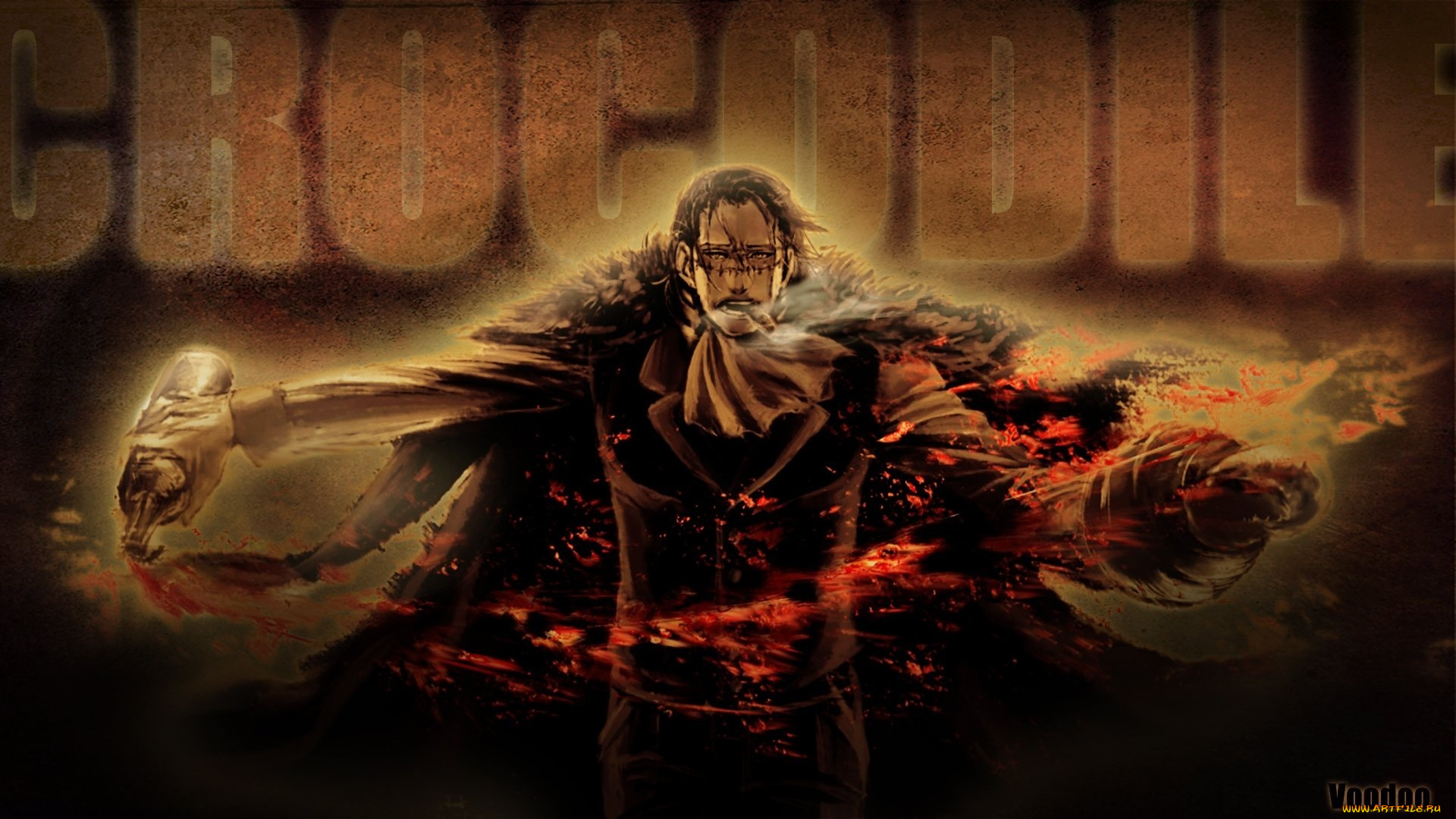 аниме, one, piece, мужик