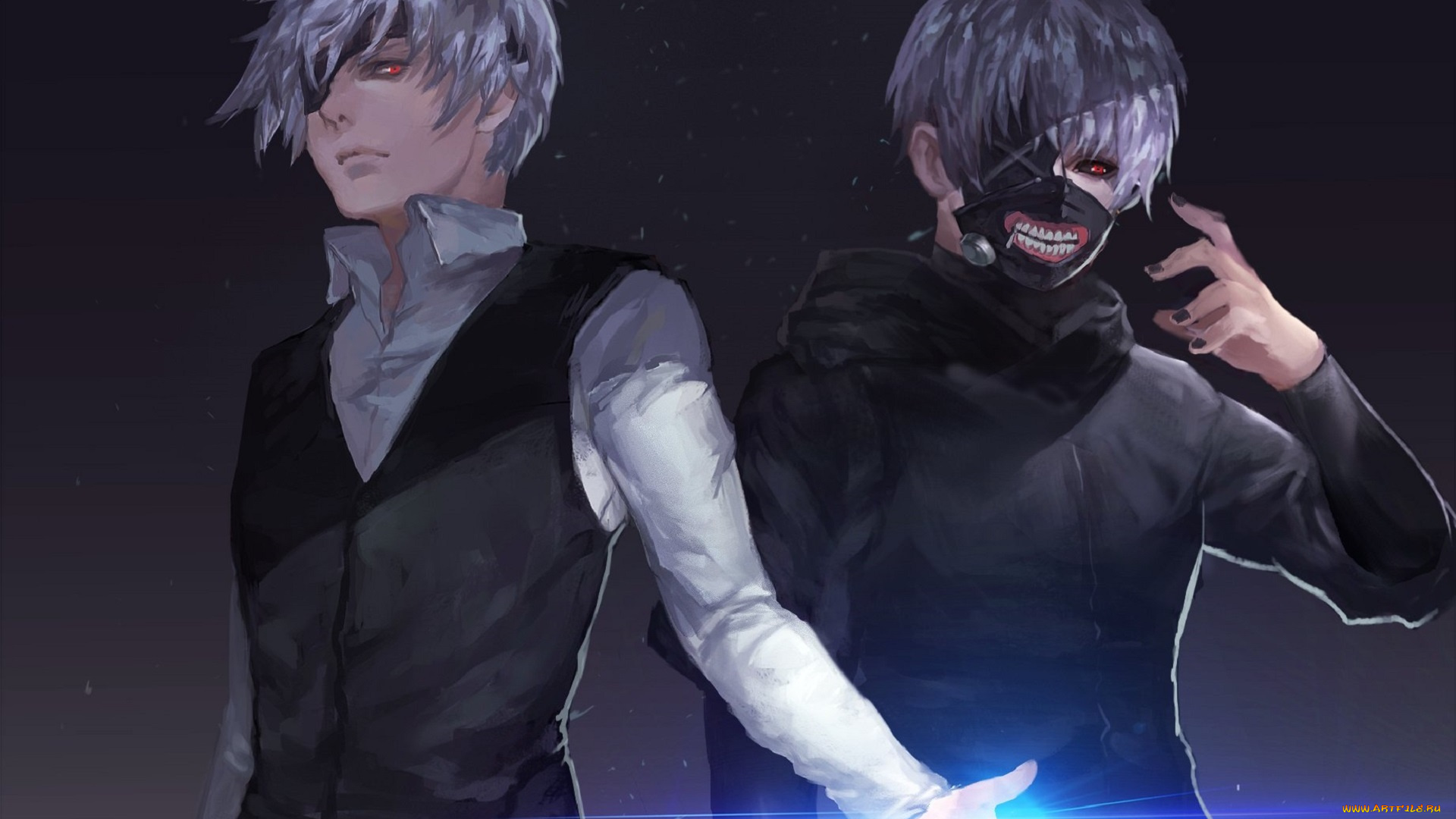 аниме, tokyo, ghoul, канеки