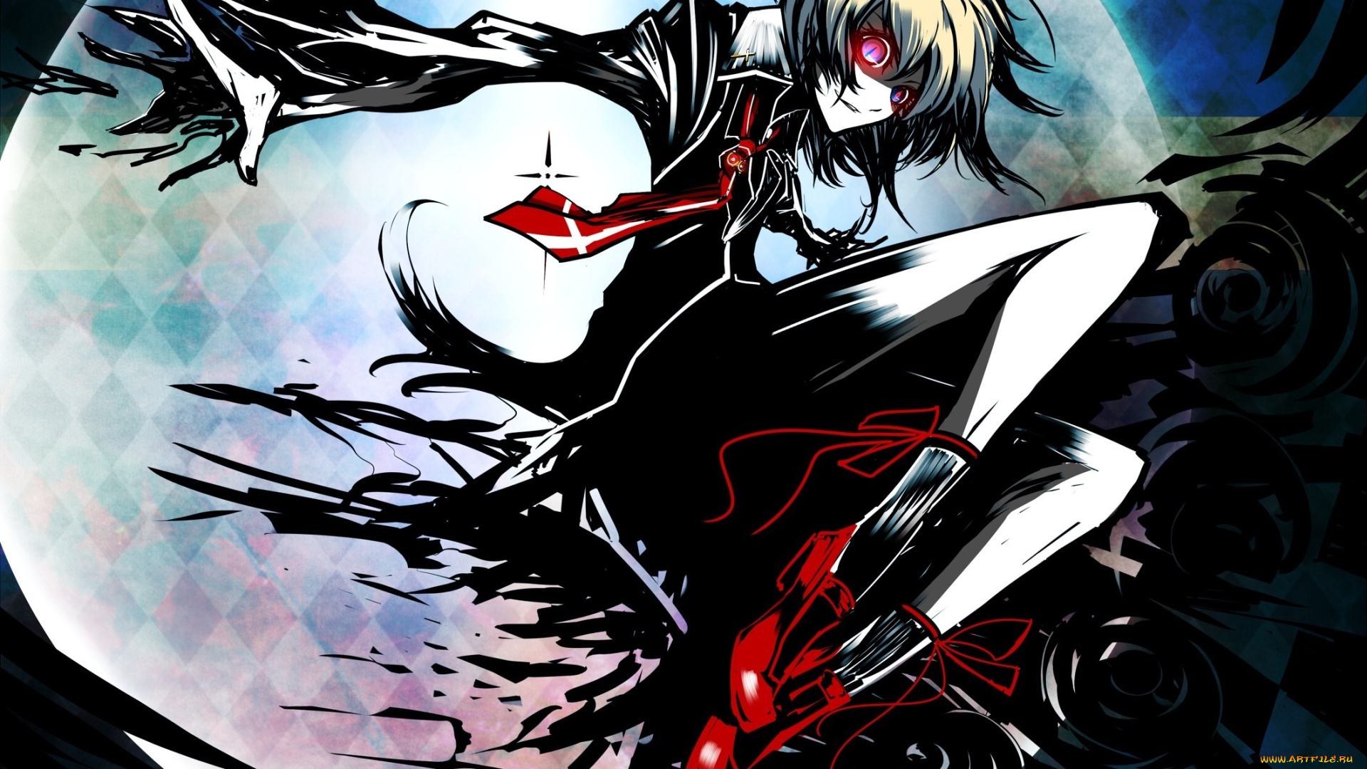 аниме, touhou, девушка