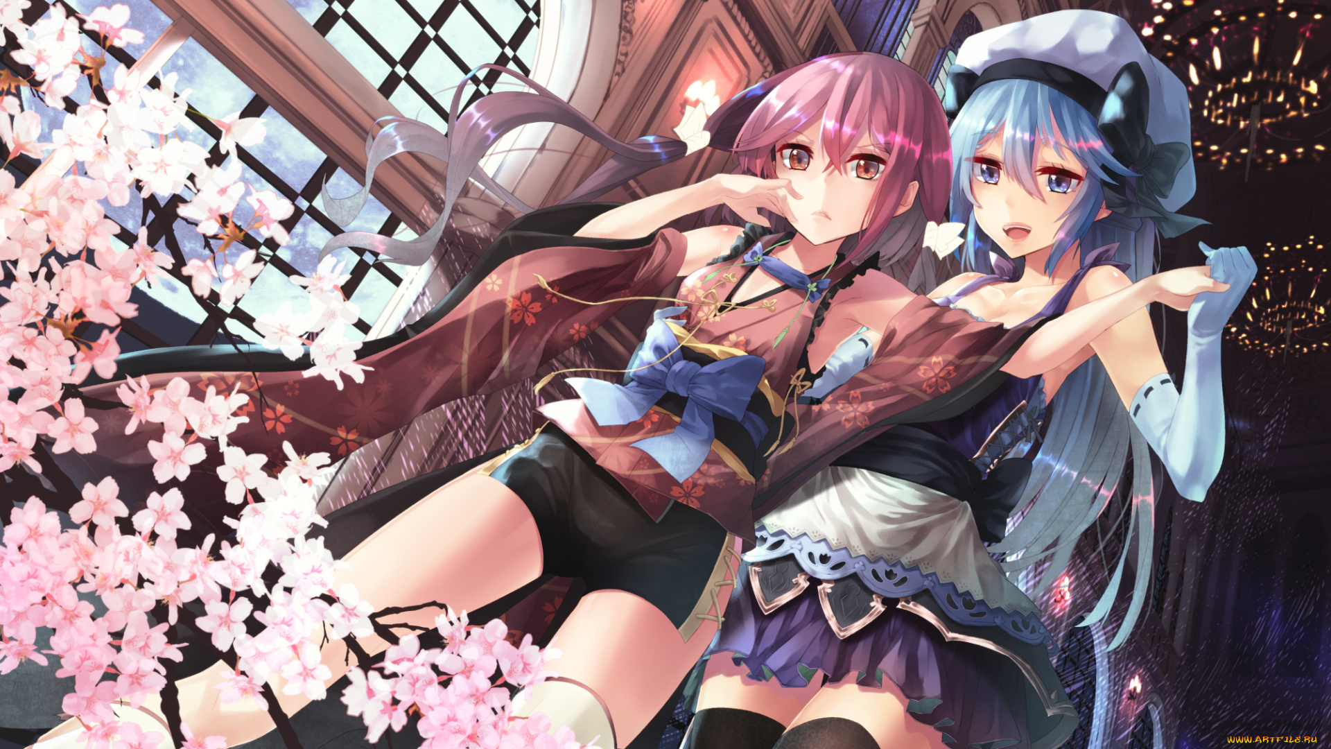 аниме, unknown, , другое, взгляд, фон, девушка