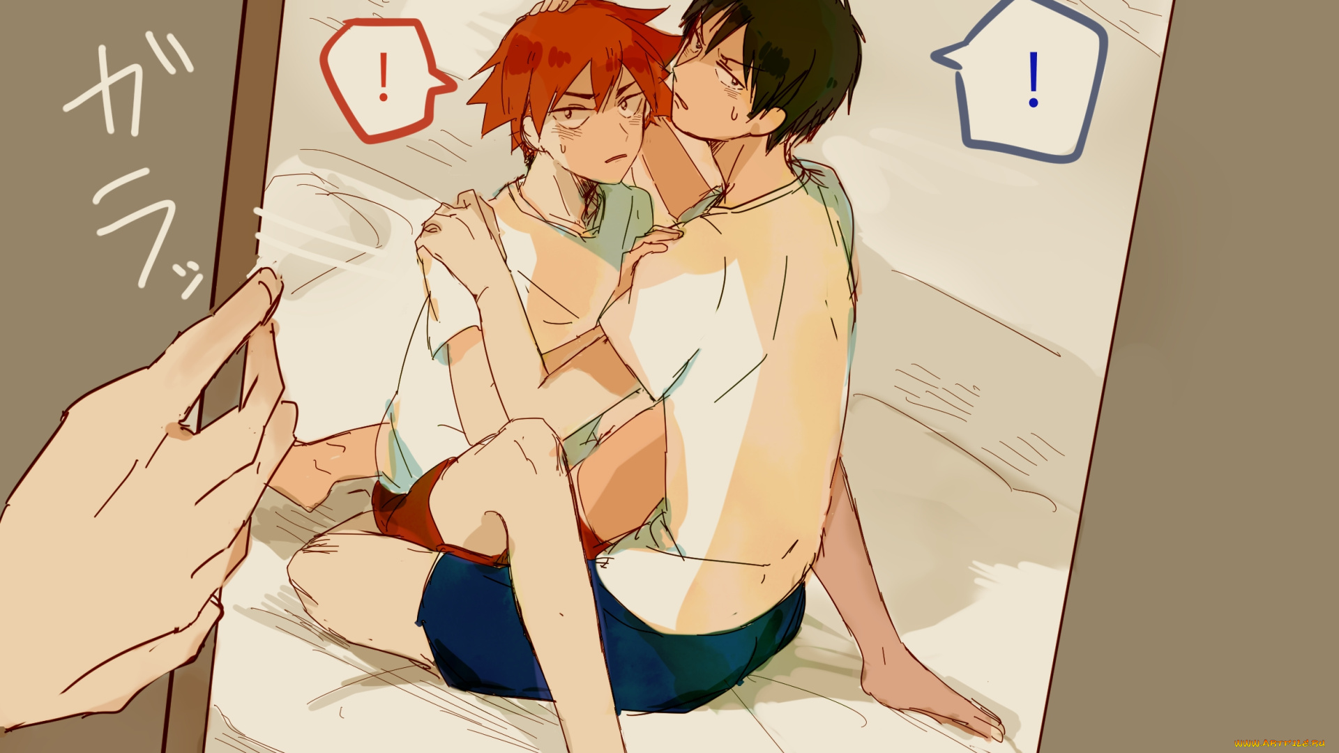 аниме, yowamushi, pedal, парни