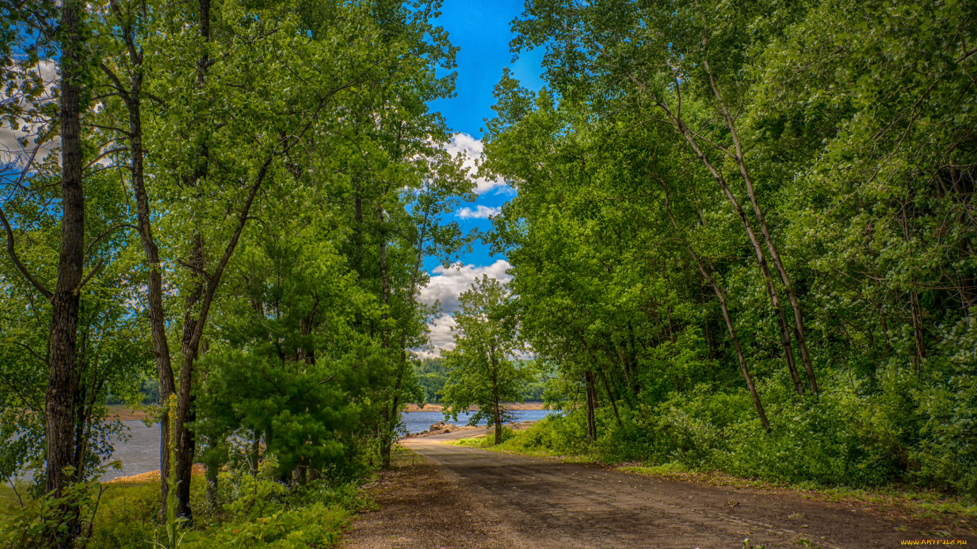 природа, дороги, тракт