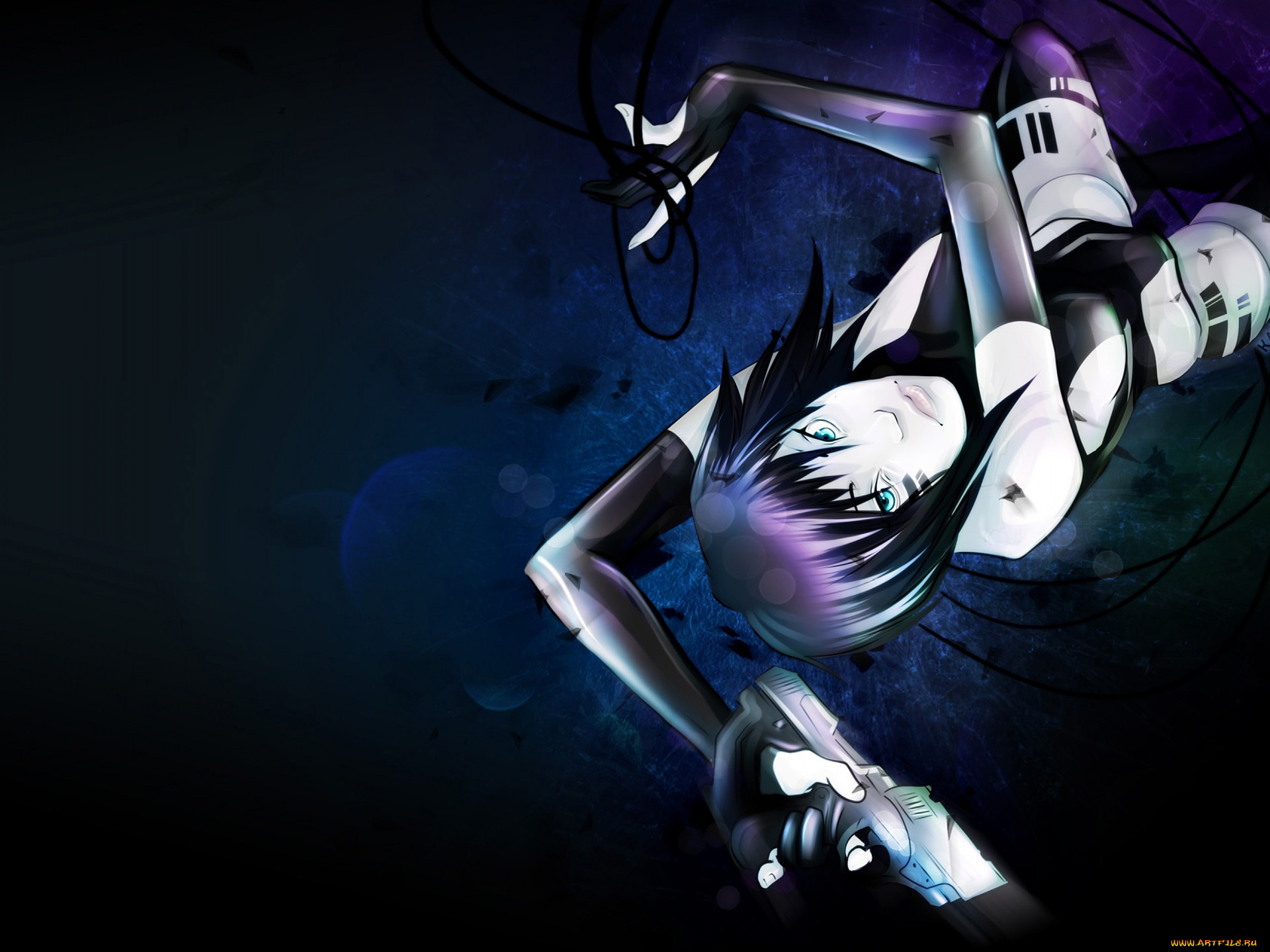 аниме, ghost, in, the, shell, девушка, мотоко, кусанаги