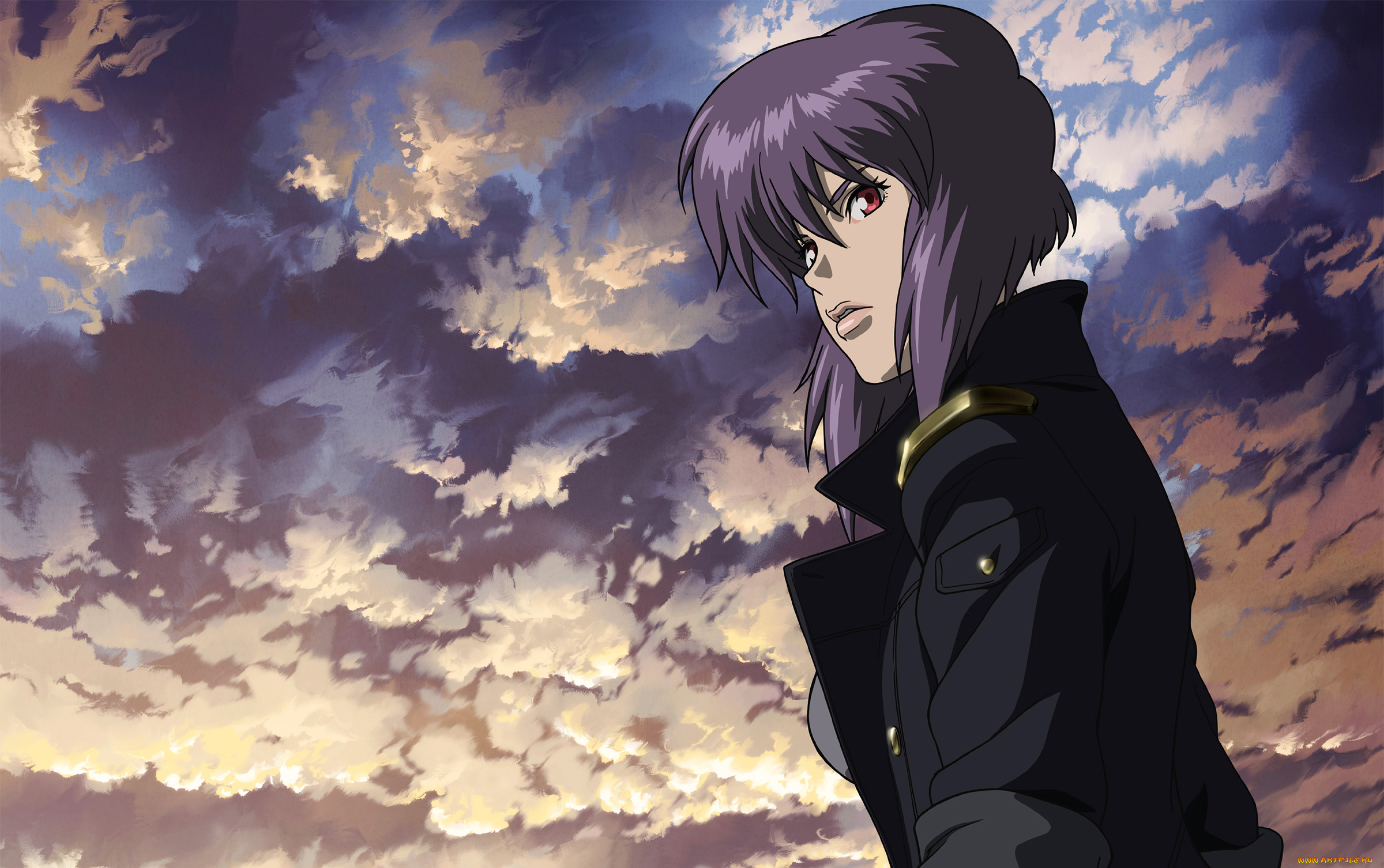 аниме, ghost, in, the, shell, мотоко, кусанаги, девушка