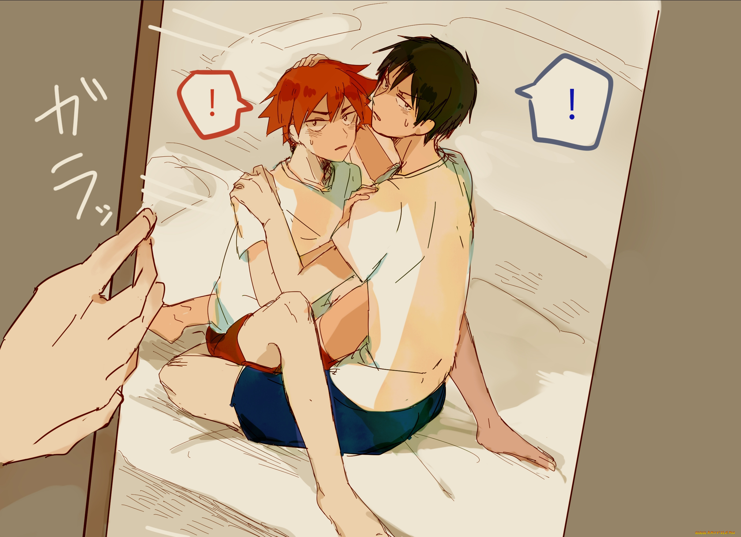 аниме, yowamushi, pedal, парни