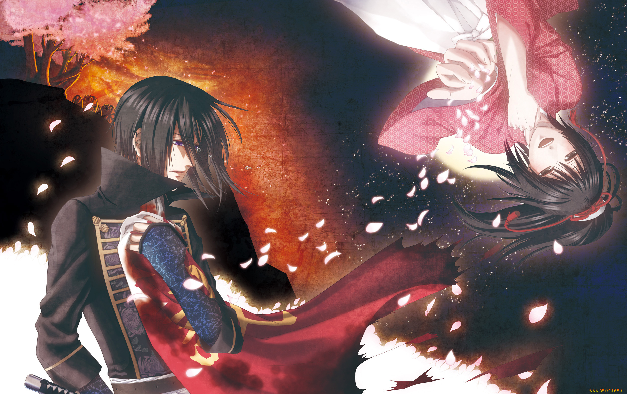 аниме, hakuouki, hakuoki