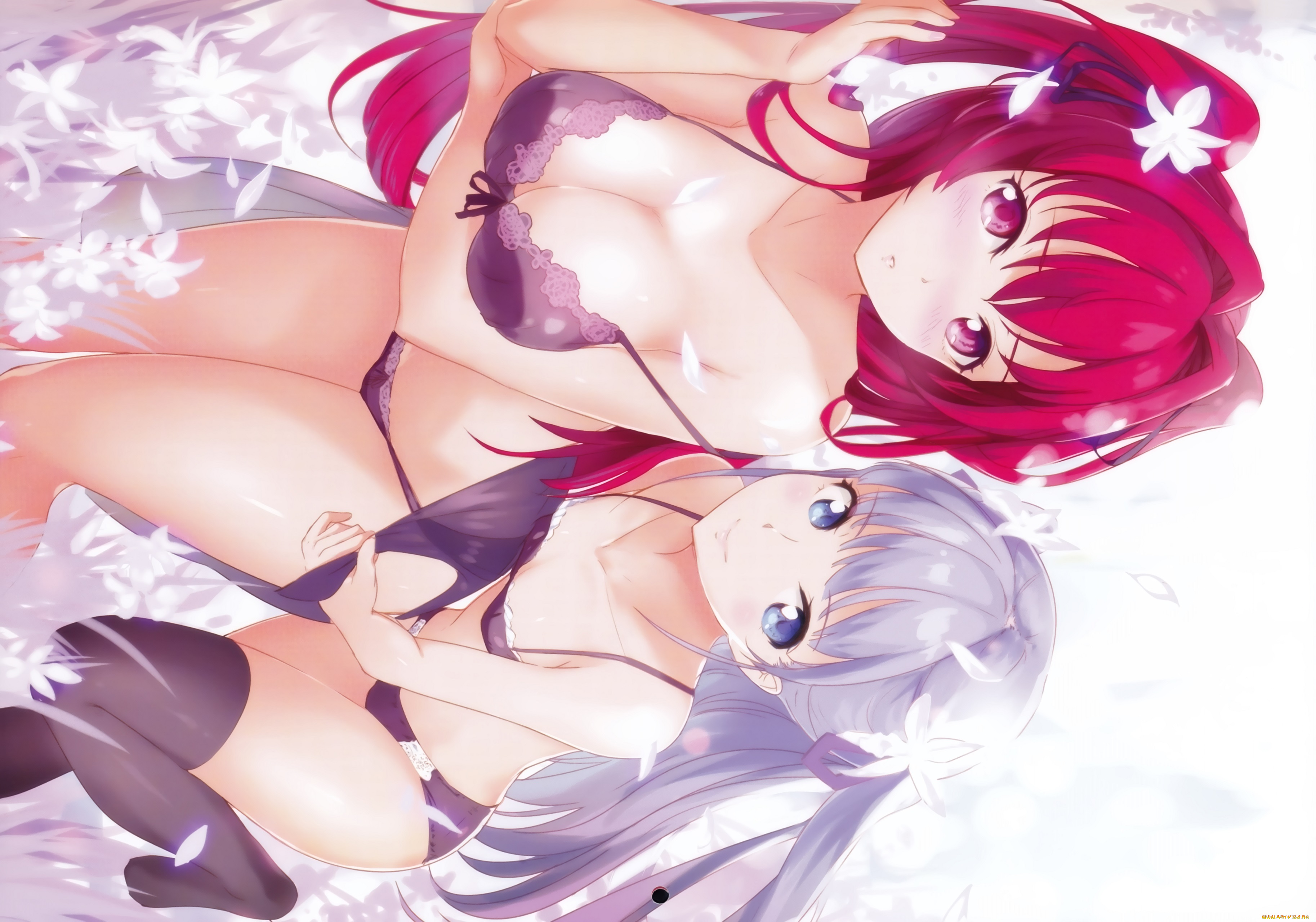 аниме, shinmai, maou, no, testament, девушки