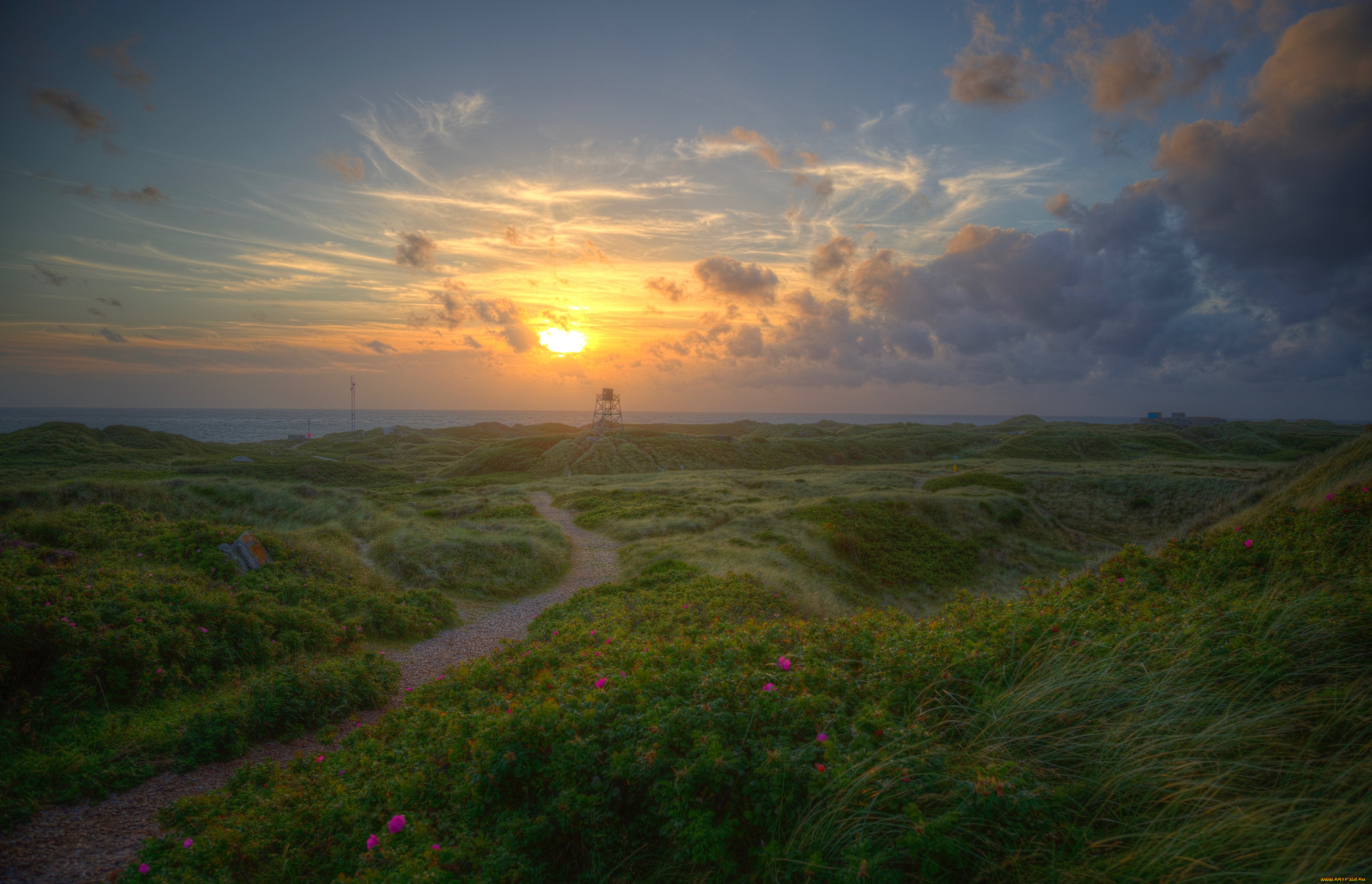 природа, восходы, закаты, закат