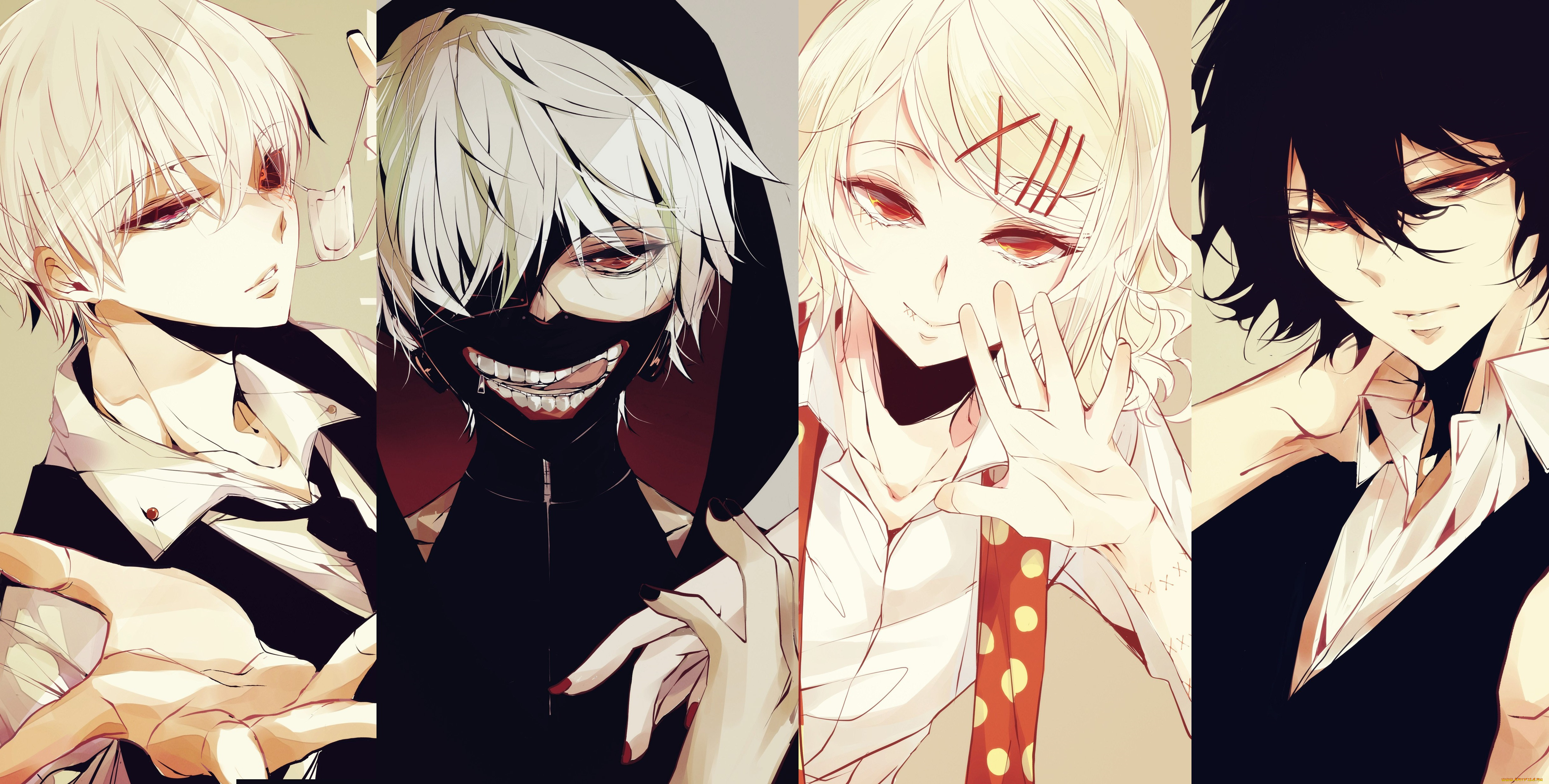 аниме, tokyo, ghoul, парни, канеки