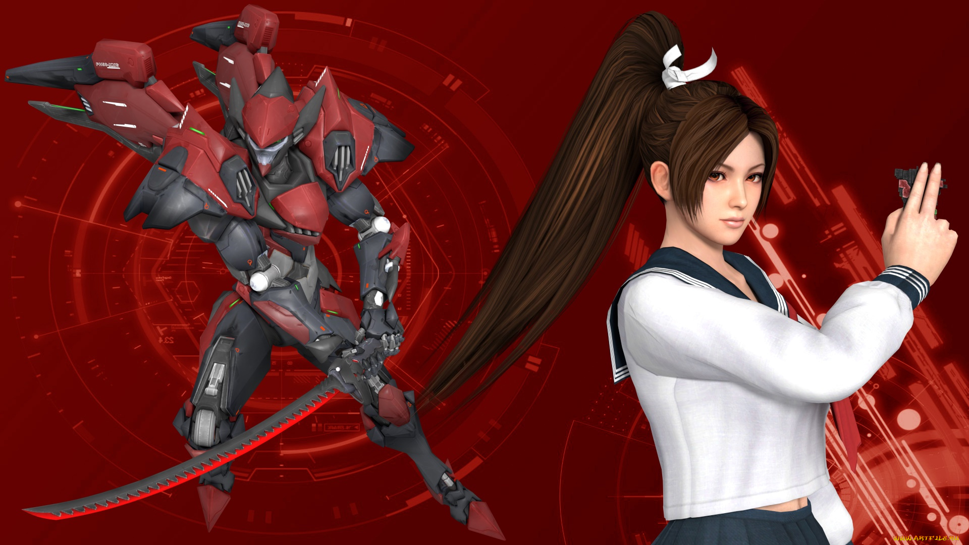 3д, графика, фантазия, , fantasy, девушка, взгляд, фон