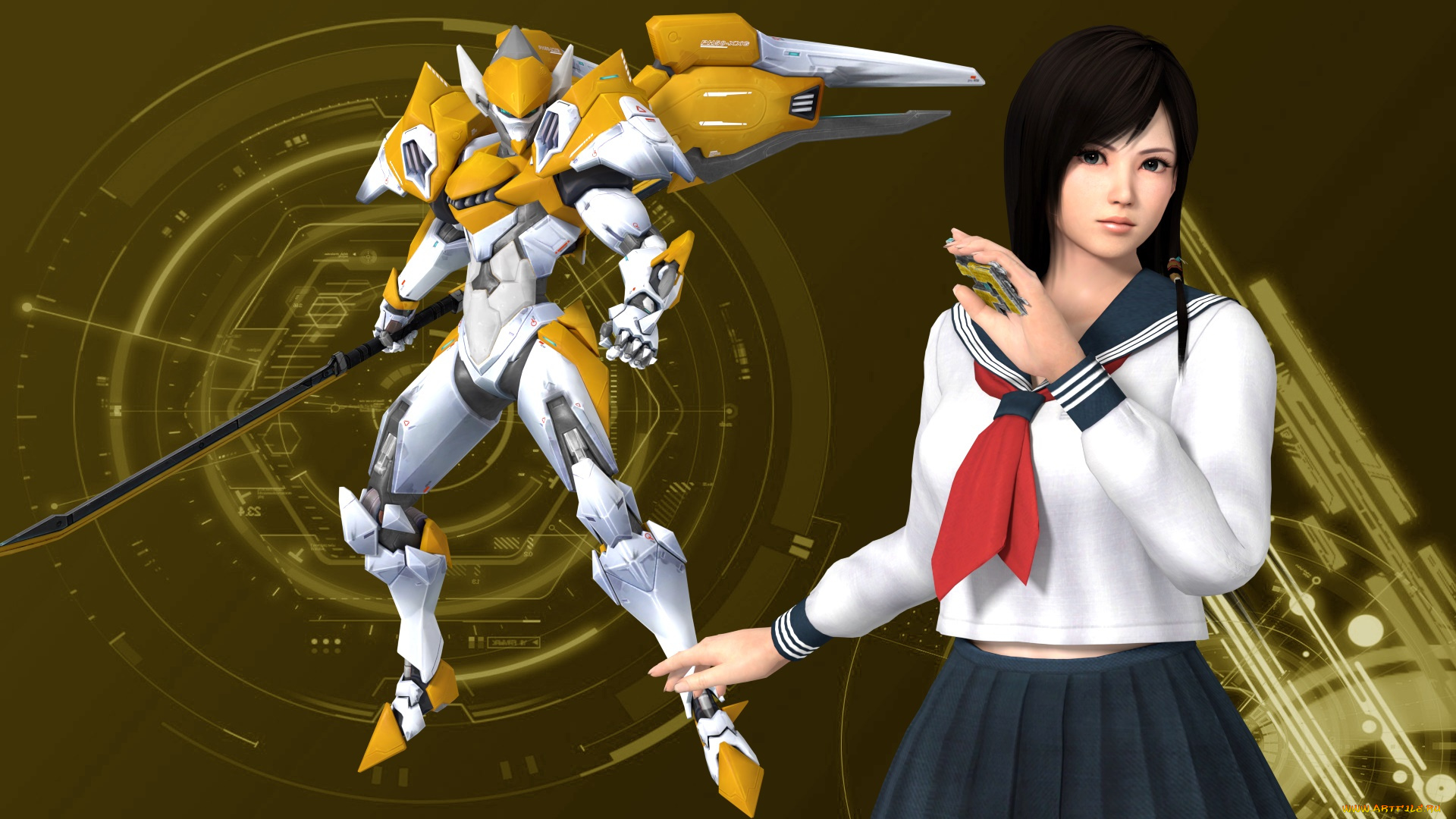 3д, графика, фантазия, , fantasy, фон, взгляд, девушка