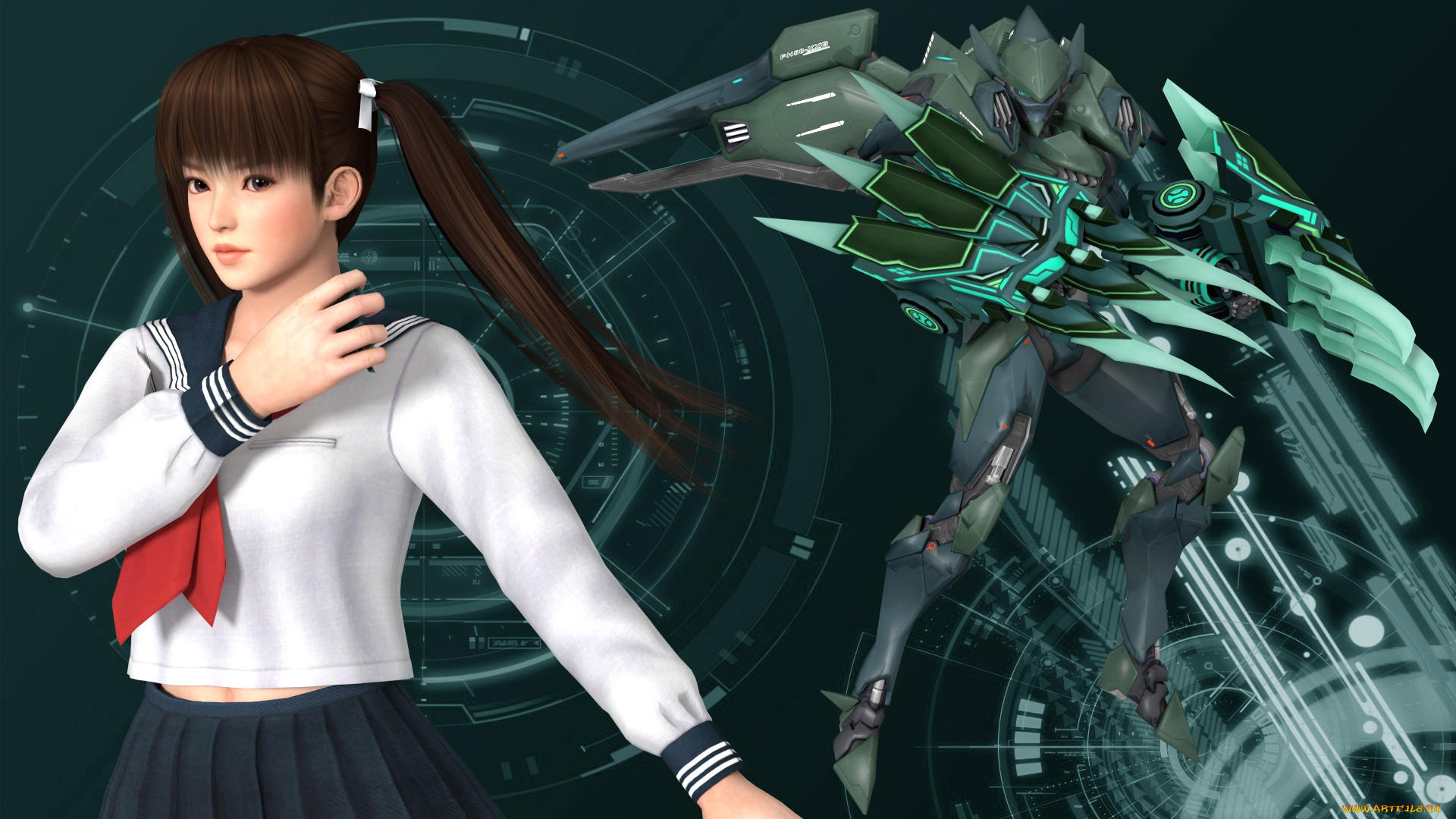 3д, графика, фантазия, , fantasy, фон, взгляд, девушка