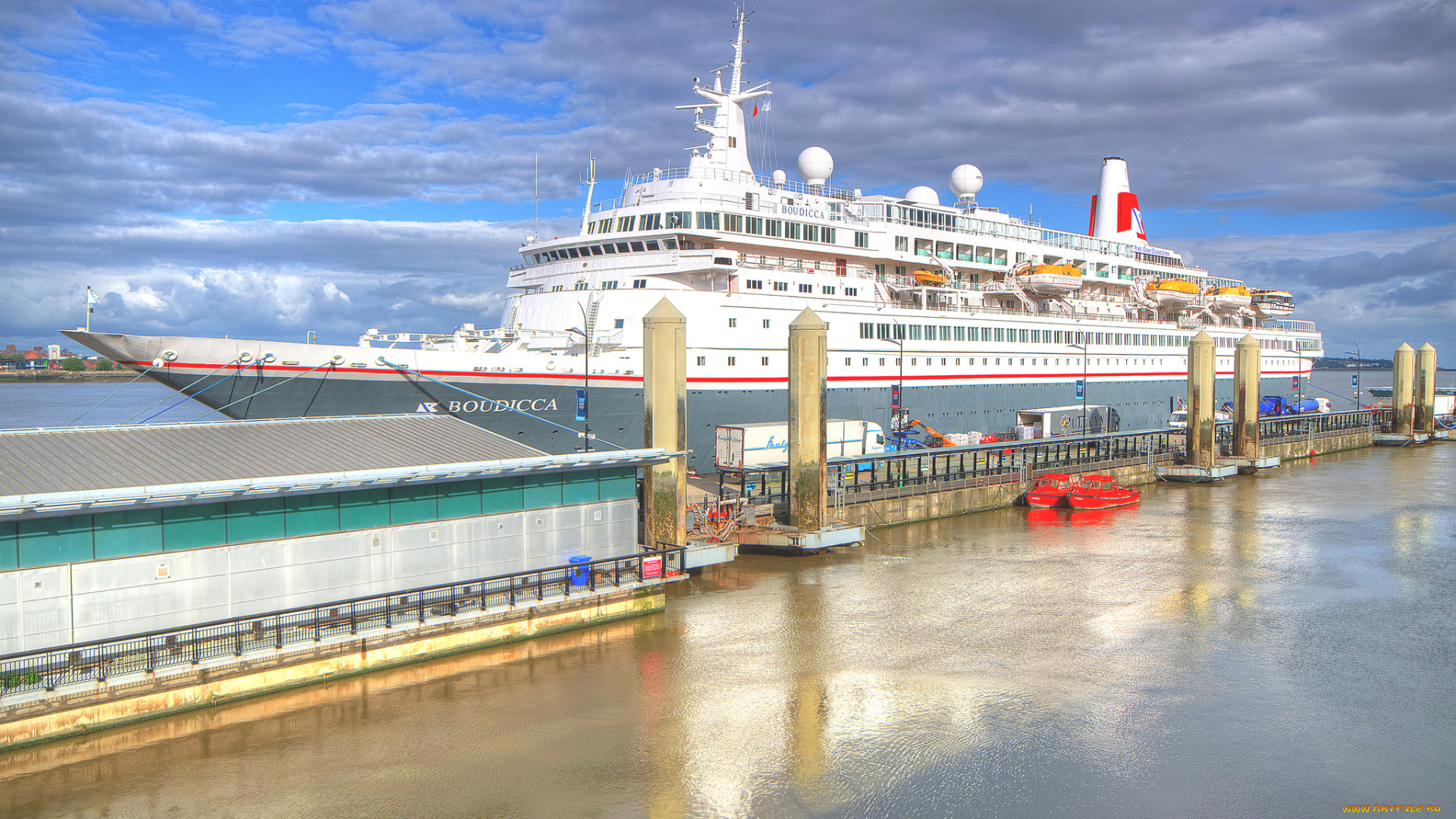 boudicca, in, liverpool, корабли, лайнеры, круиз, лайнер
