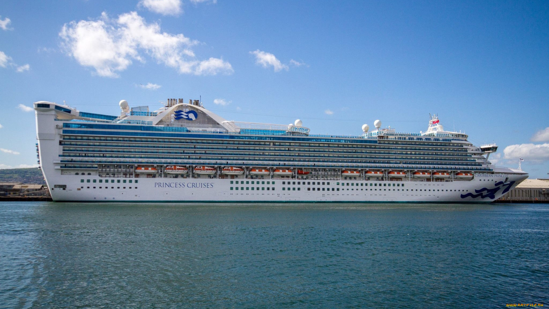 caribbean, princess, корабли, лайнеры, круиз, лайнер