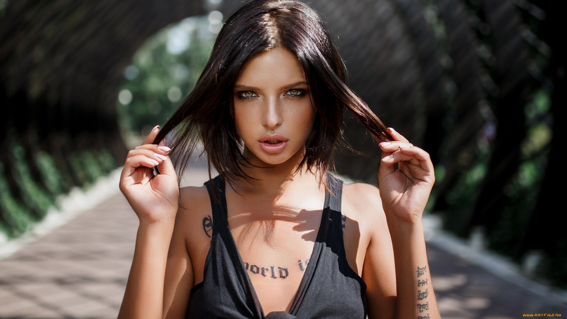 девушки, -unsort, , брюнетки, темноволосые, тату