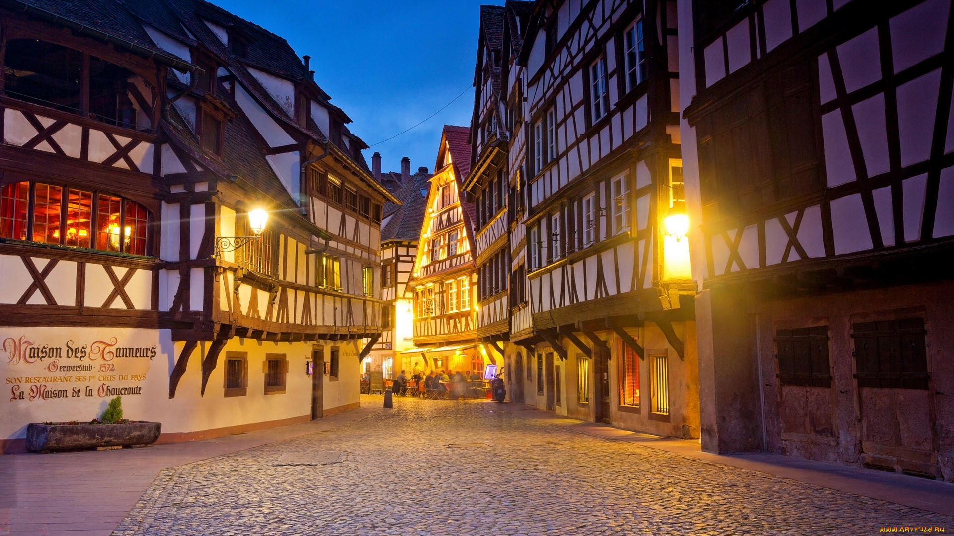 франция, города, -, улицы, , площади, , набережные, дорога, фонари, здания