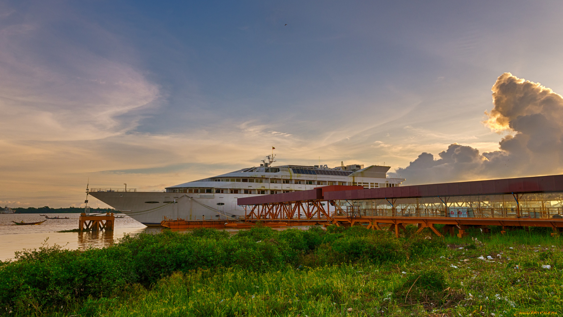 корабли, лайнеры, круиз, лайнер