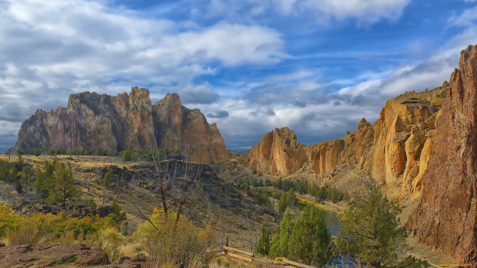 природа, горы, простор