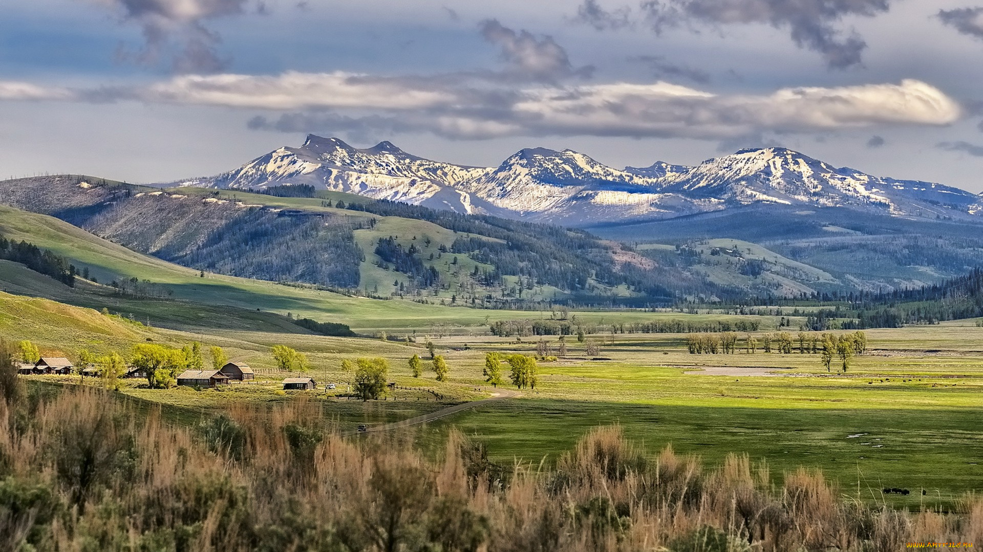 природа, горы, простор