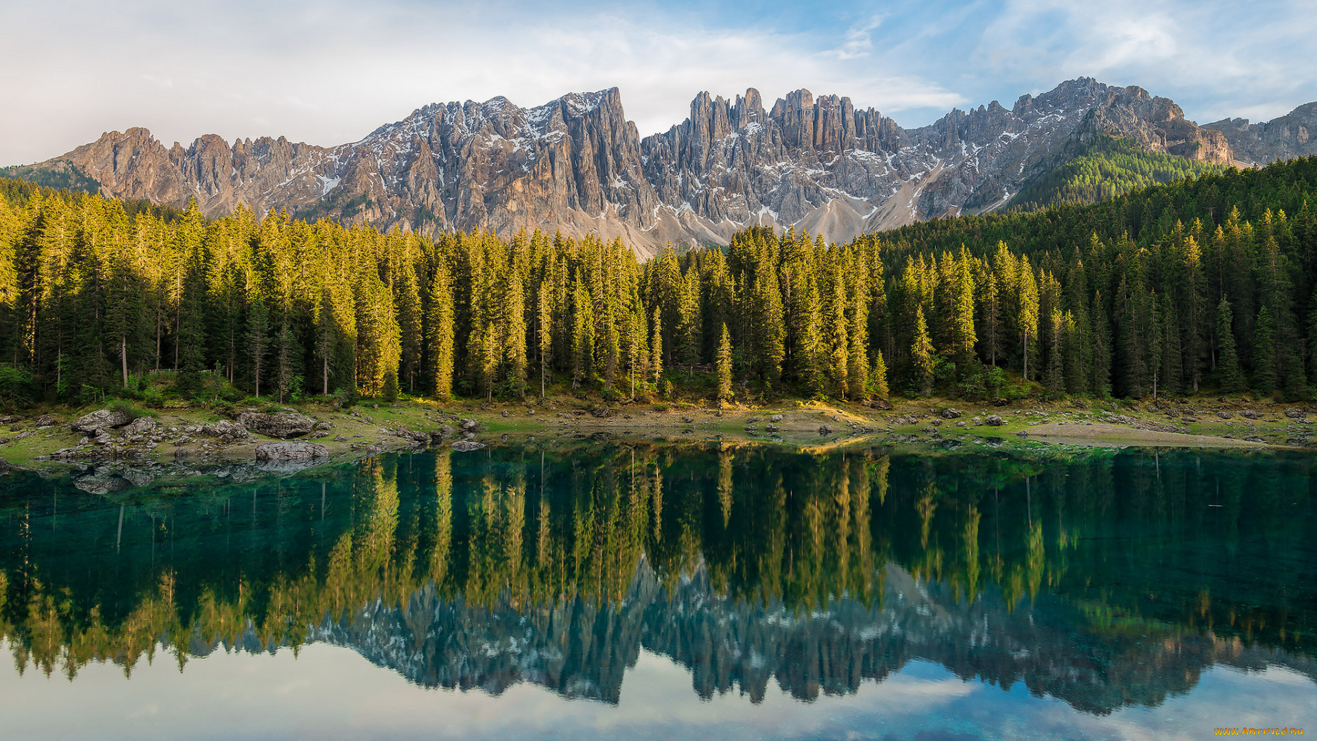 природа, реки, озера, пейзаж, деревья, река