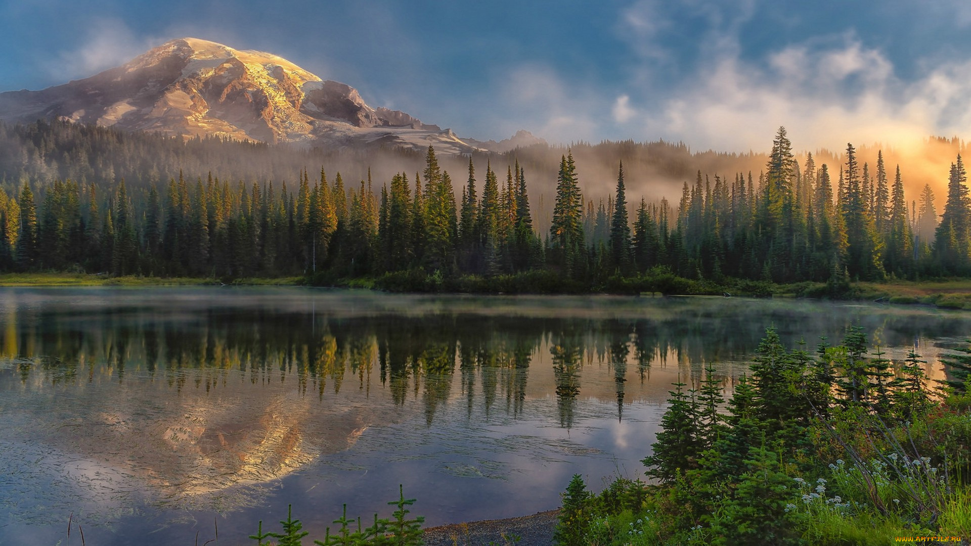 природа, реки, озера, простор