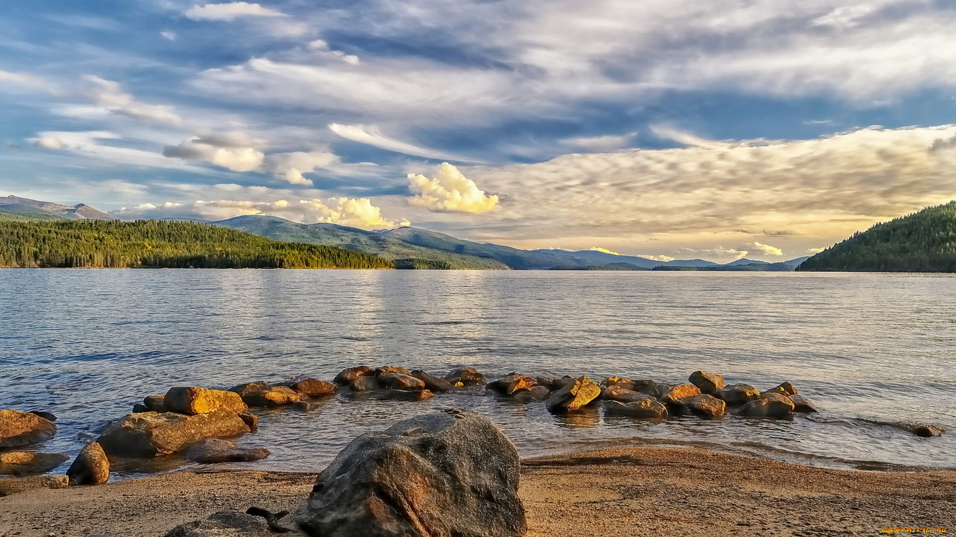 природа, реки, озера, простор