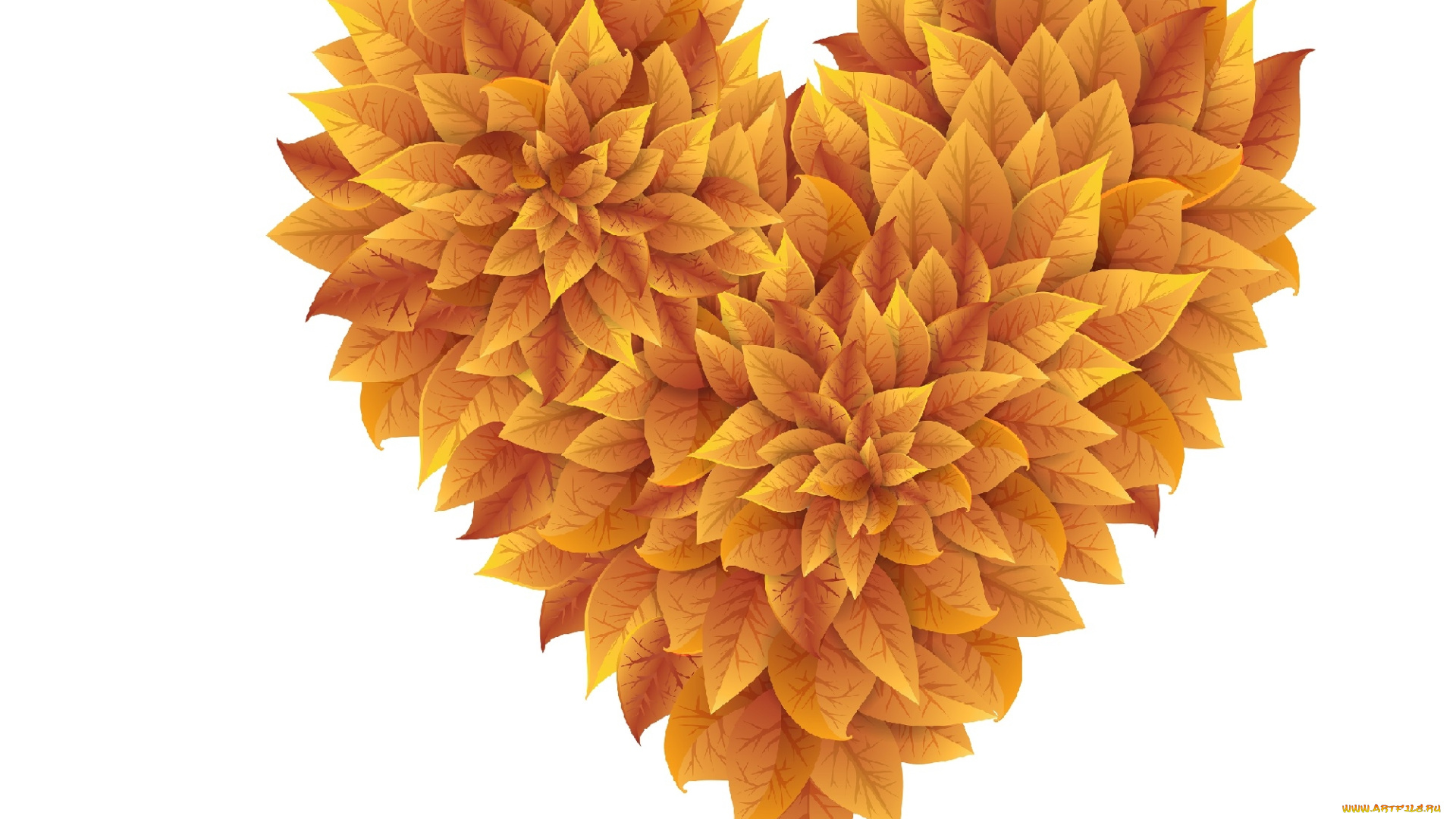 векторная, графика, природа, , nature, фон, листья