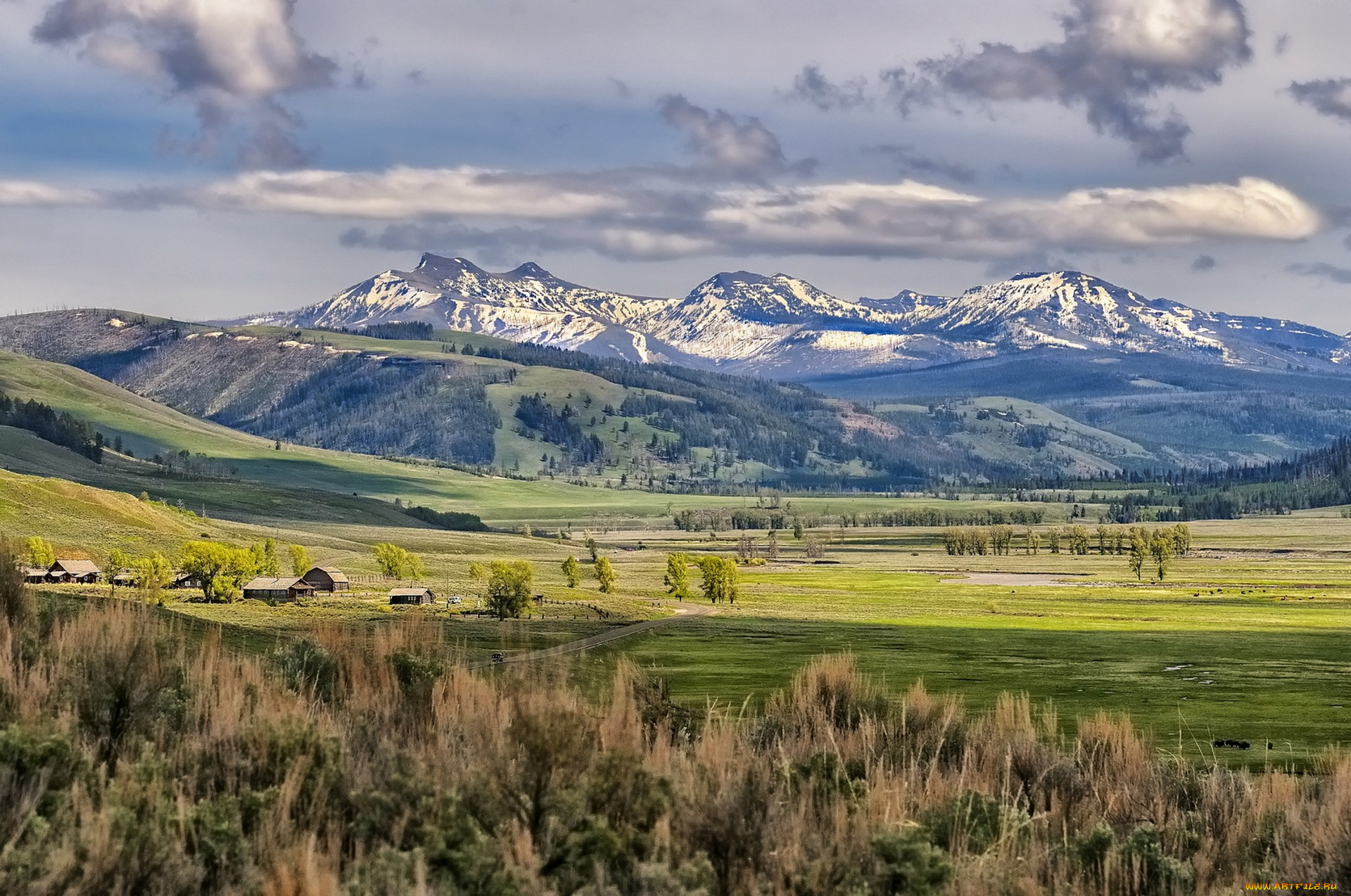 природа, горы, простор