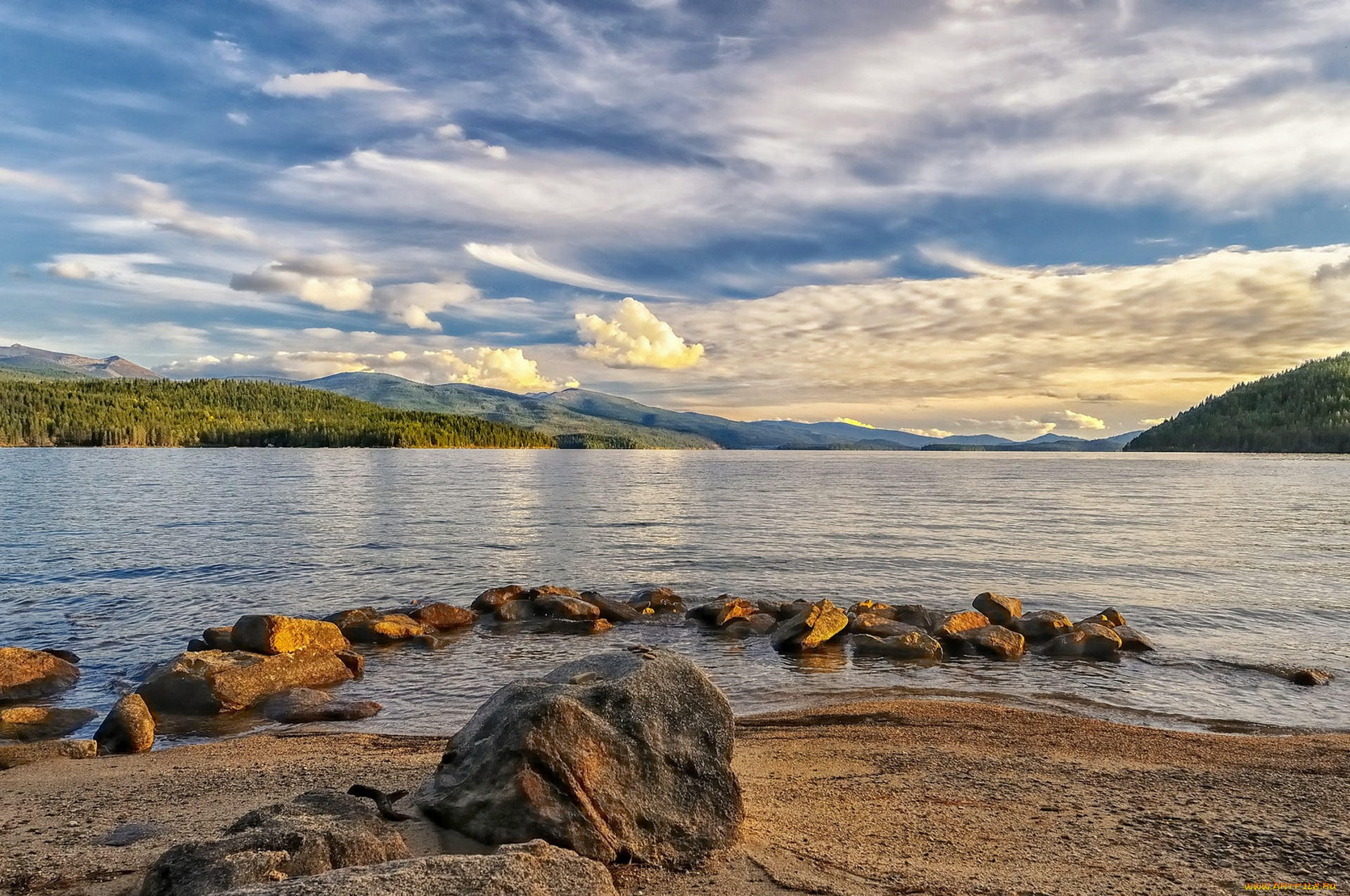 природа, реки, озера, простор