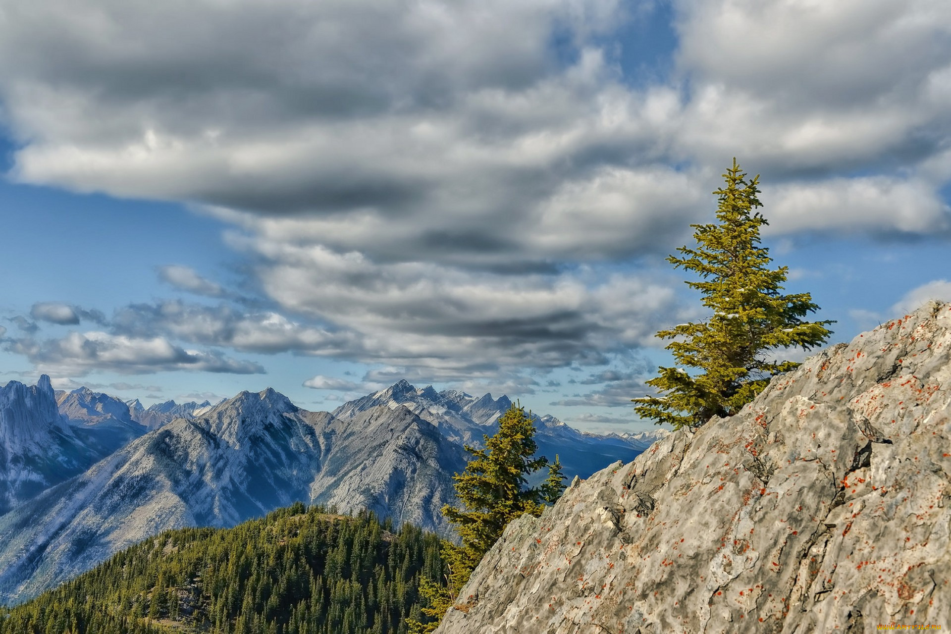 природа, горы, простор