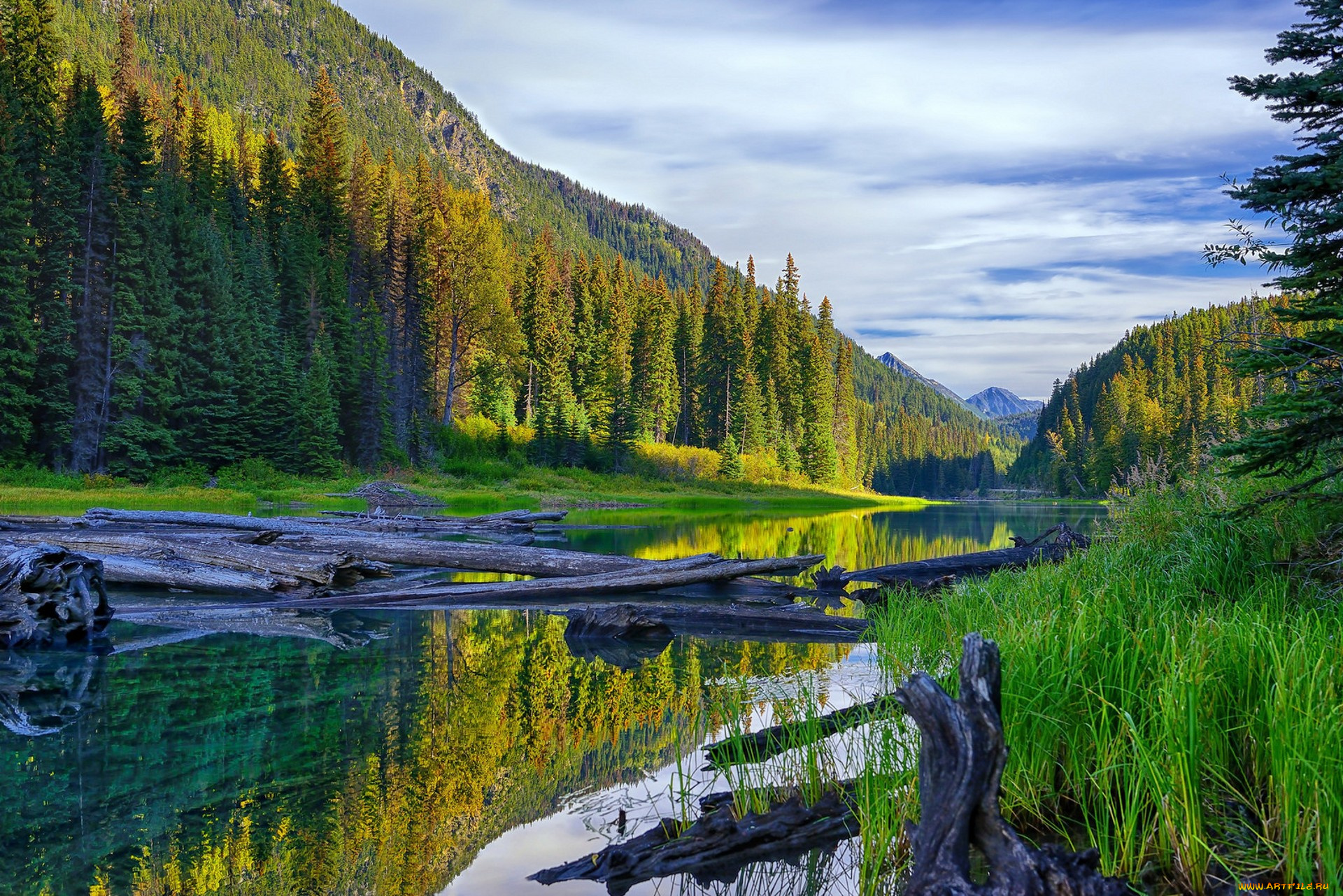 природа, реки, озера, простор