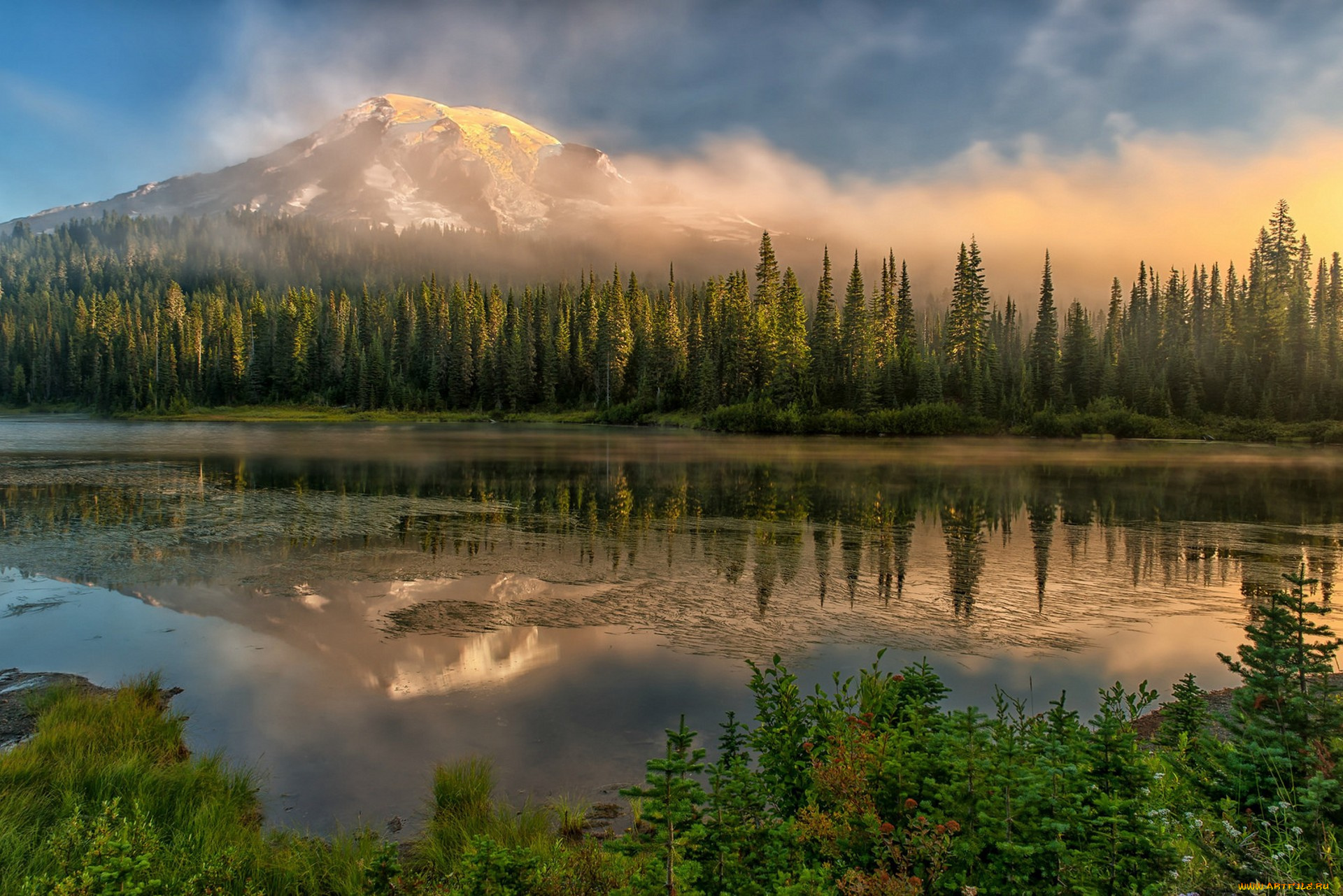 природа, реки, озера, простор