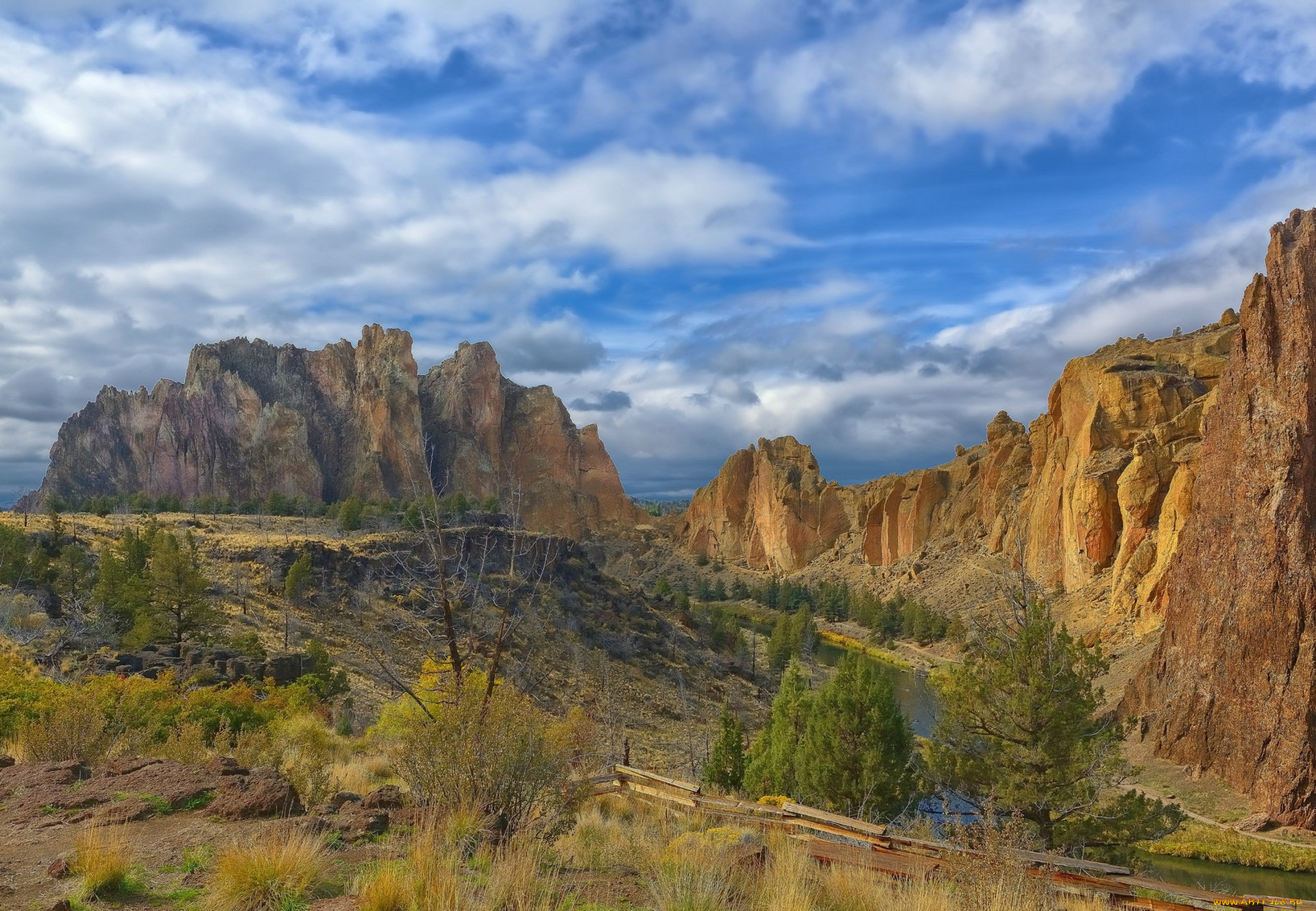 природа, горы, простор