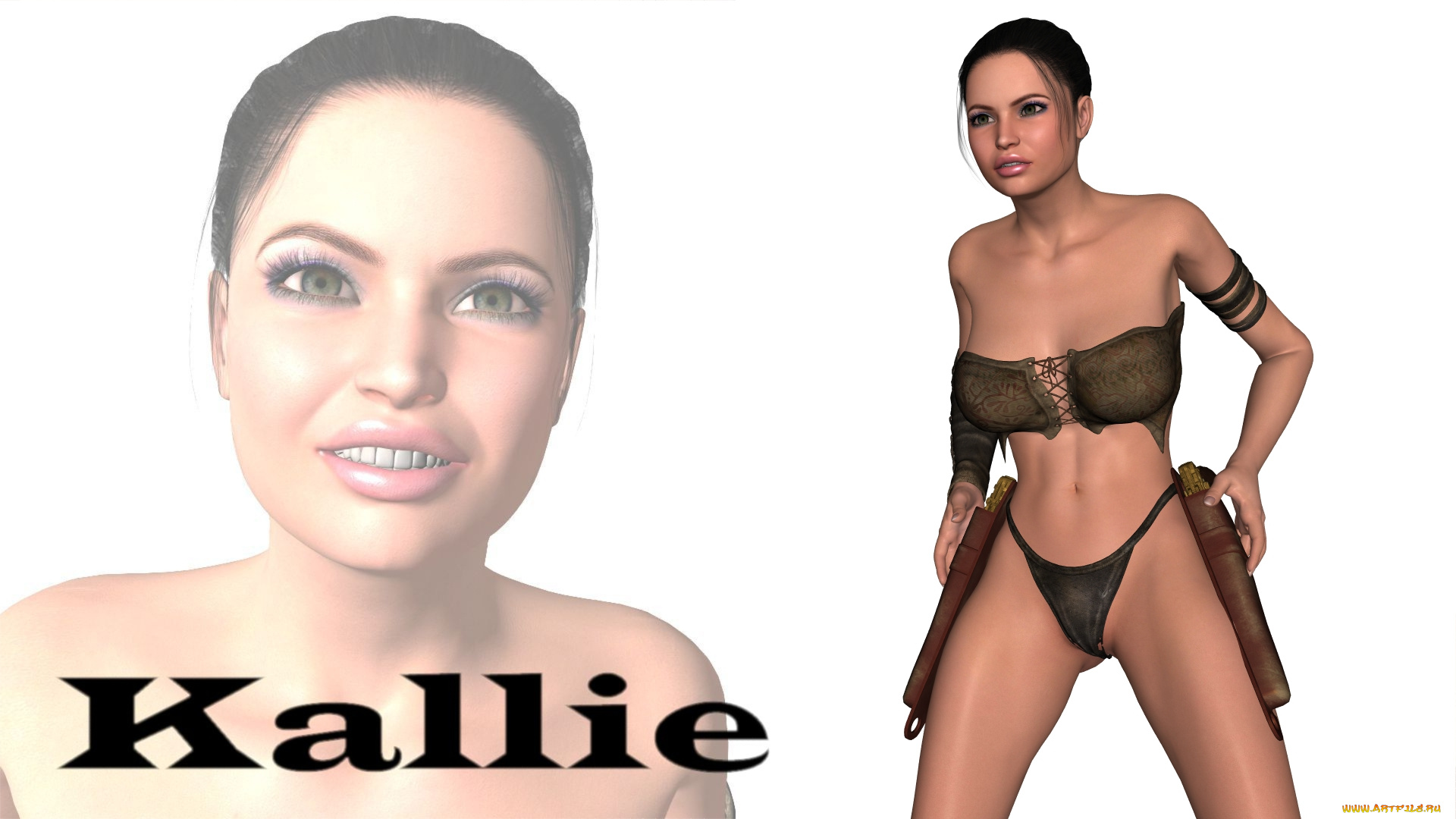 3д, графика, фантазия, , fantasy, фон, взгляд, девушка