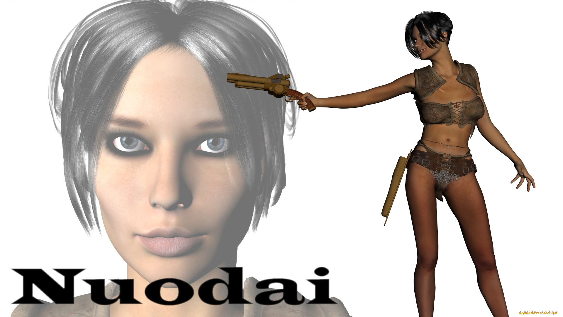 3д, графика, фантазия, , fantasy, фон, взгляд, девушка