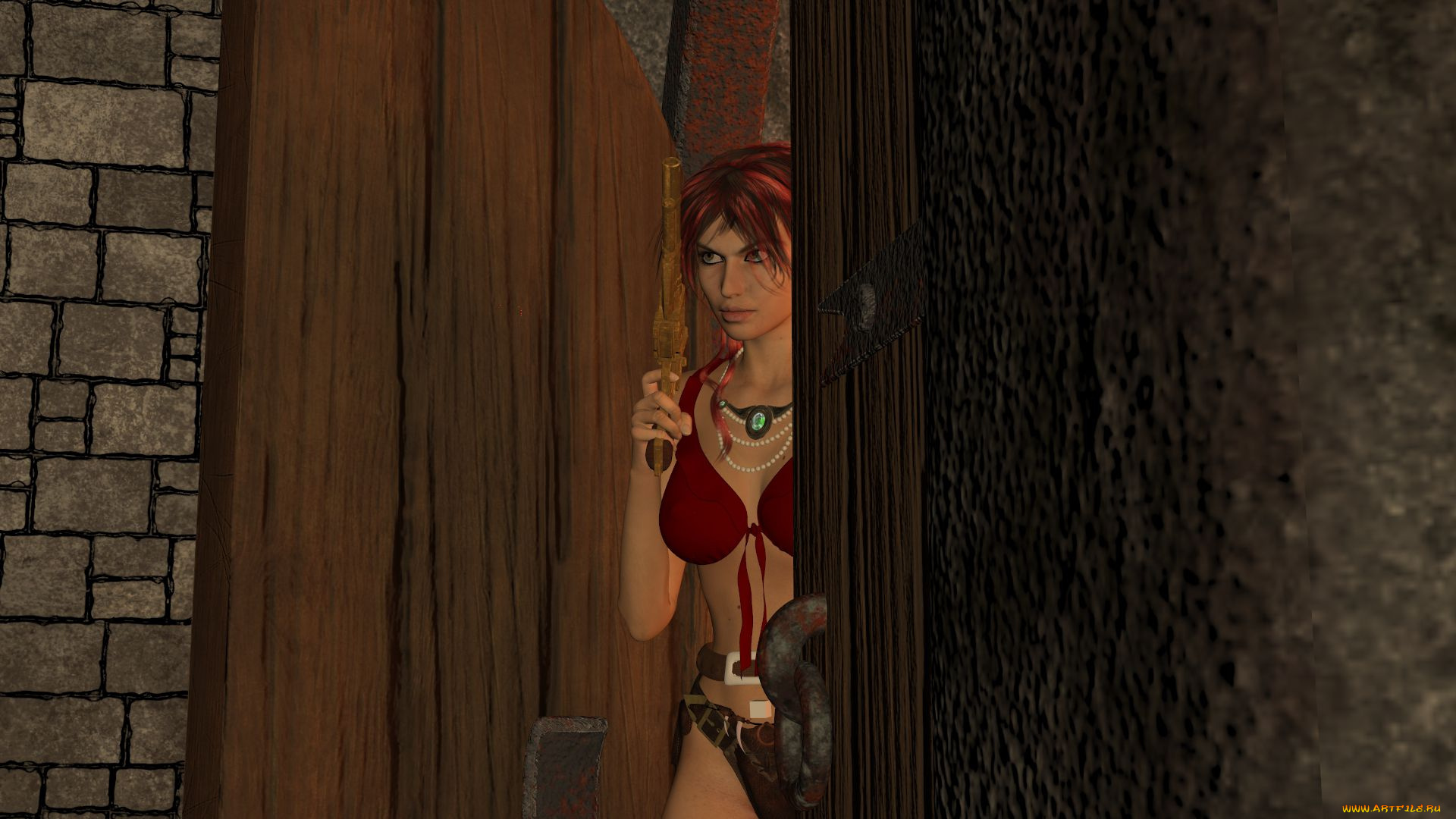 3д, графика, фантазия, , fantasy, взгляд, фон, девушки