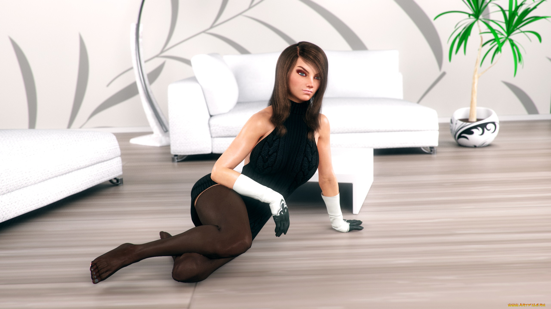 3д, графика, люди, , people, фон, взгляд, девушка